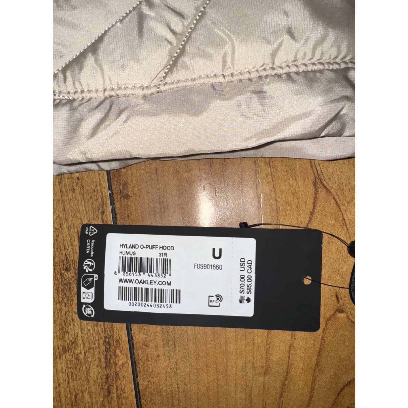 Oakley Oakley Hood Humus Performance Jacket Unisex Adults One Size Hooded Nylon Size US M / EU 48-50 / 2 - 2 Thumbnail