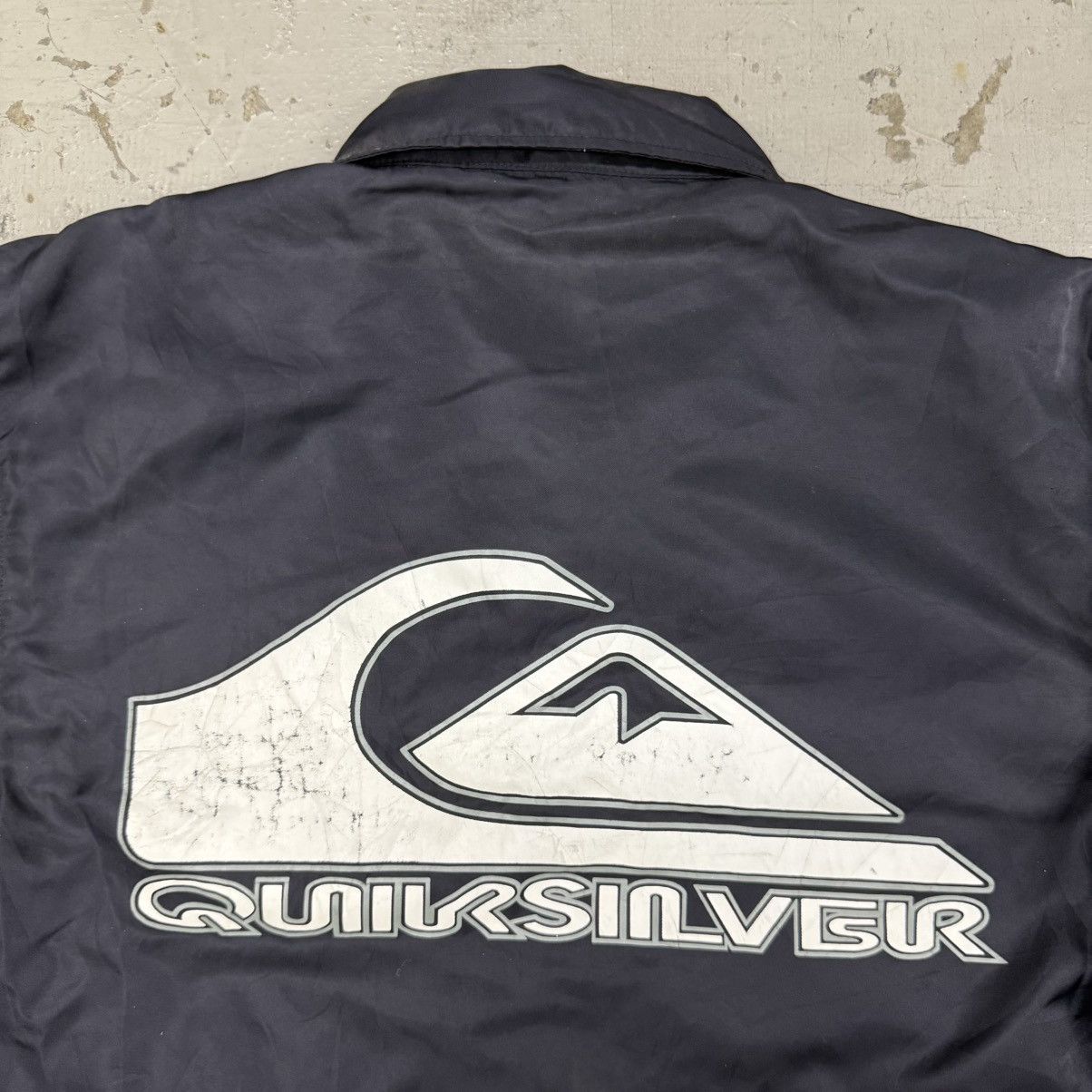 Quiksilver Vintage Quiksilver Big Logo Coach Jacket Size US L / EU 52-54 / 3 - 5 Thumbnail