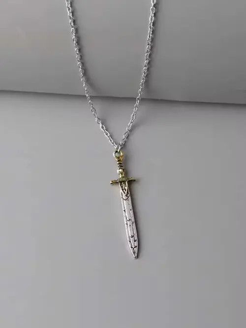 Jewelry × Vintage Sword Pendant Necklace Size ONE SIZE - 1 Thumbnail