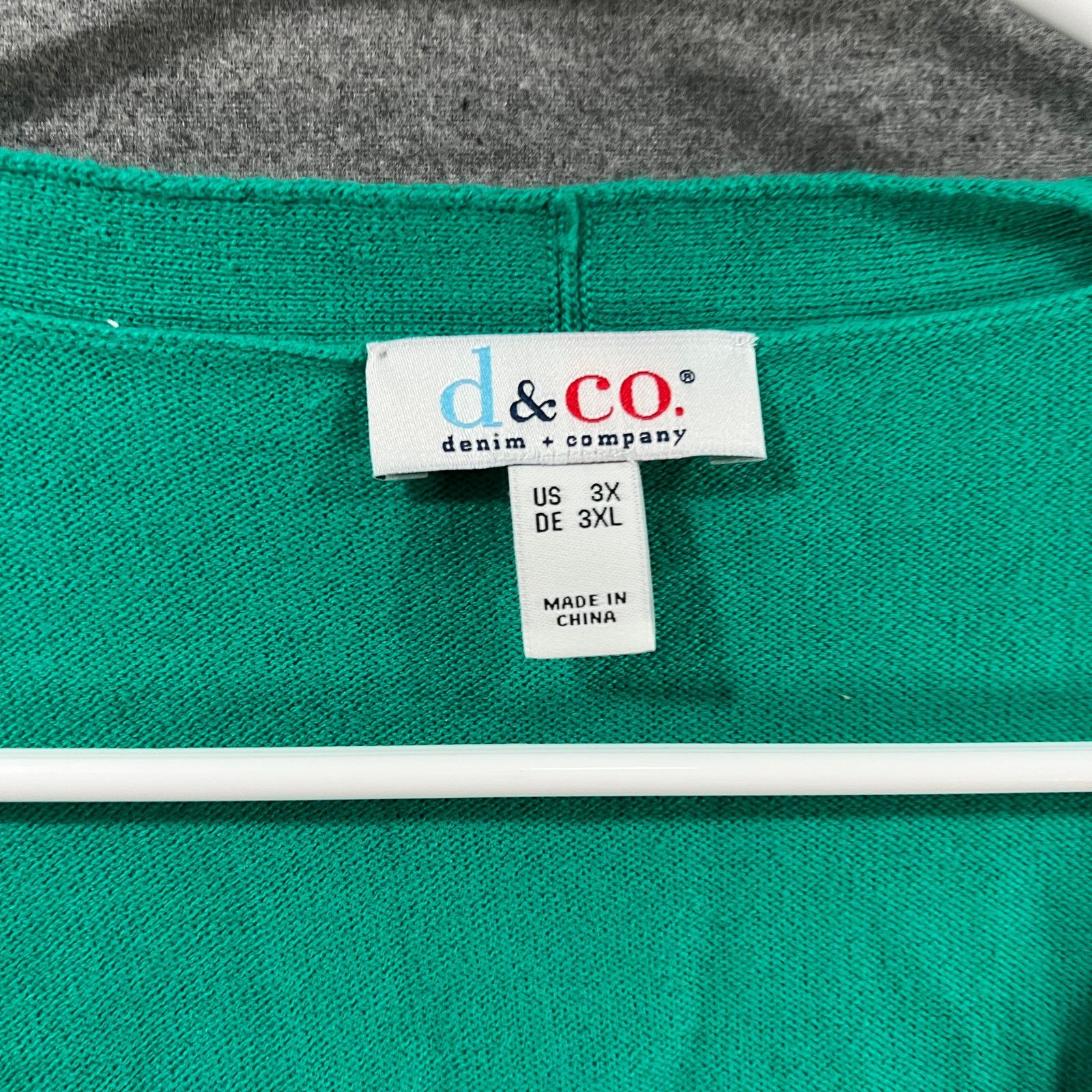 Denim & Co. Denim & Co. Open-Front 3/4-Sleeve Cardigan Sweater Size 3XL / US 20-22 - 3 Thumbnail