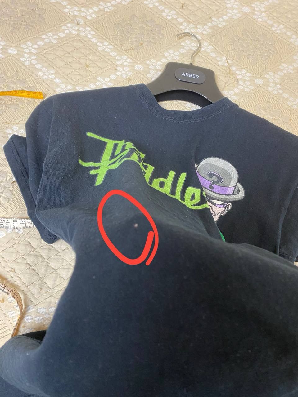 DC Comics 🔥 The Riddler Batman DC Vintage Movie T Shirt Comics Cartoon Size US M / EU 48-50 / 2 - 9 Thumbnail