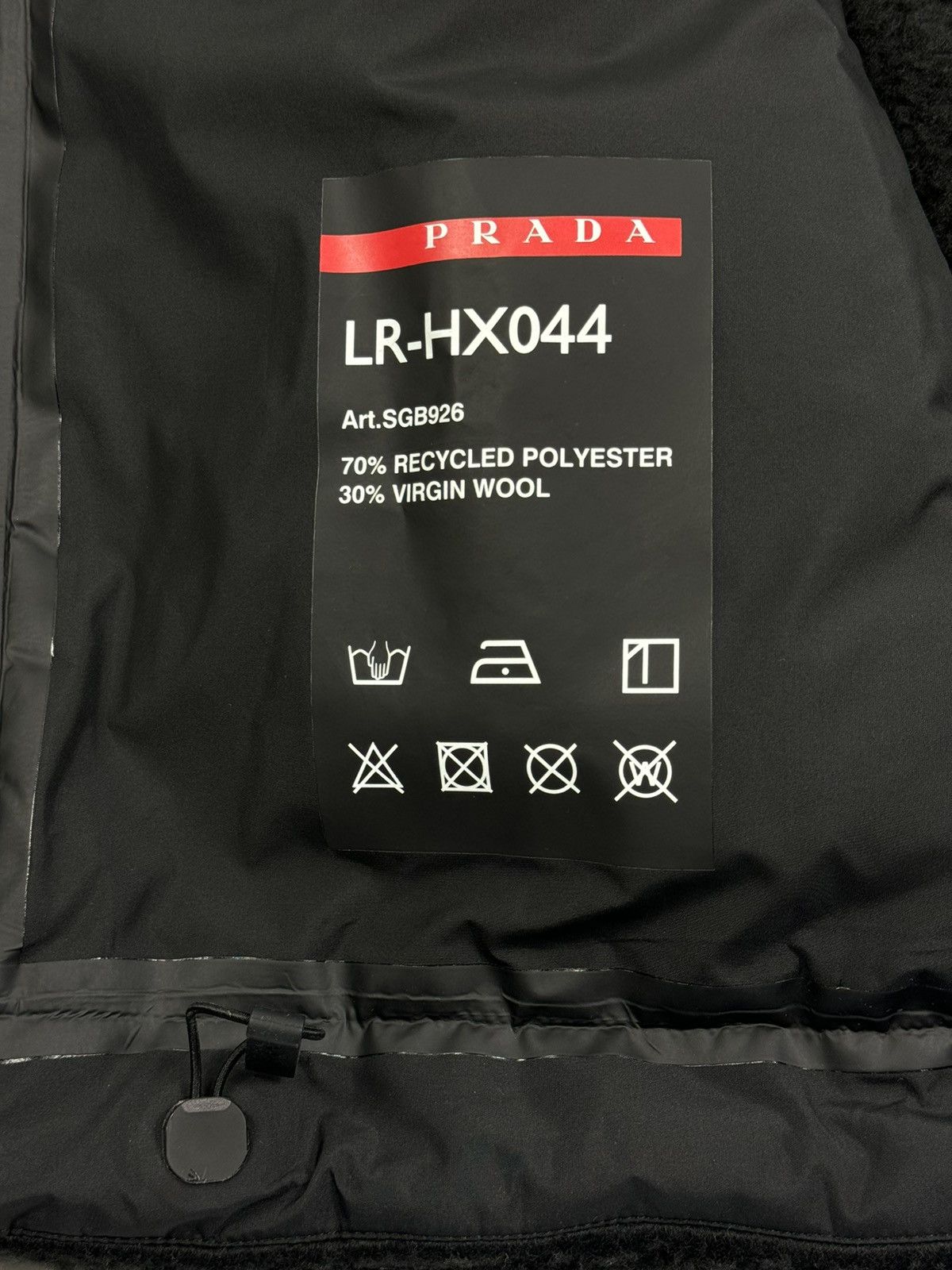 Prada PRADA OVERSIZED HOODED FLEECE JACKET Size US XXL / EU 58 / 5 - 8 Thumbnail
