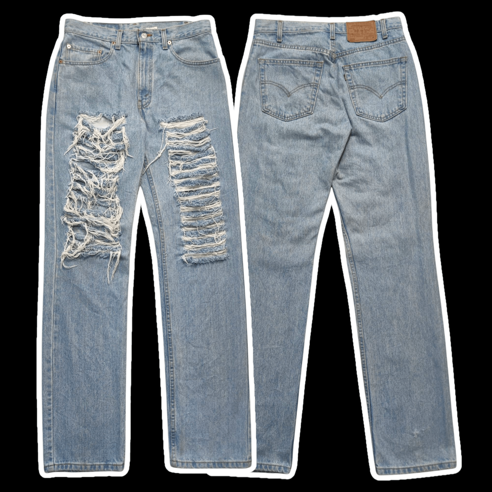 Levi's × Vintage VINTAGE LEVI'S STRAUSS & CO LOT 505 DISTRESSED JEAN W32 L34 Size US 32 / EU 48 - 1 Thumbnail