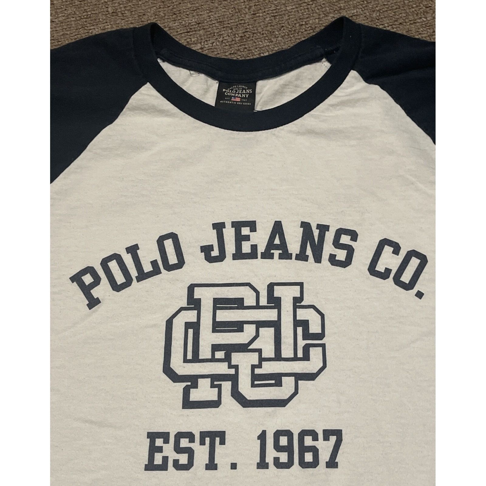 Polo Ralph Lauren Vintage 90s Large Polo Sport Ralph Lauren Jeans Co. Long Sle Size US L / EU 52-54 / 3 - 3 Thumbnail
