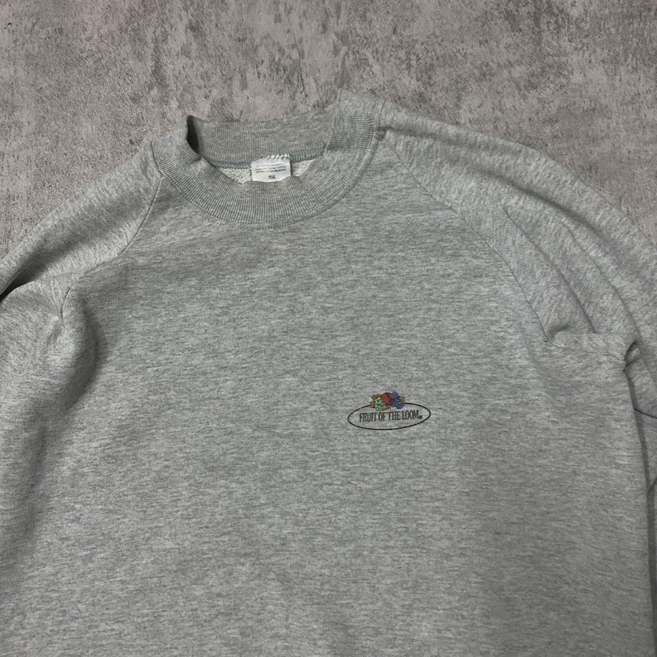 Other Grey vintage Fruit of the Loom sweatshirt streetwear Size US S / EU 44-46 / 1 - 2 Thumbnail