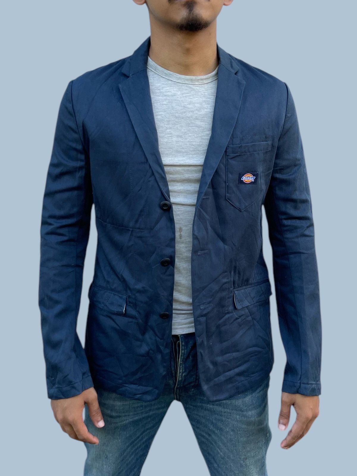 Dickies 🔥Vintage Dickies Logo Button Light Jacket Size US S / EU 44-46 / 1 - 1 Thumbnail