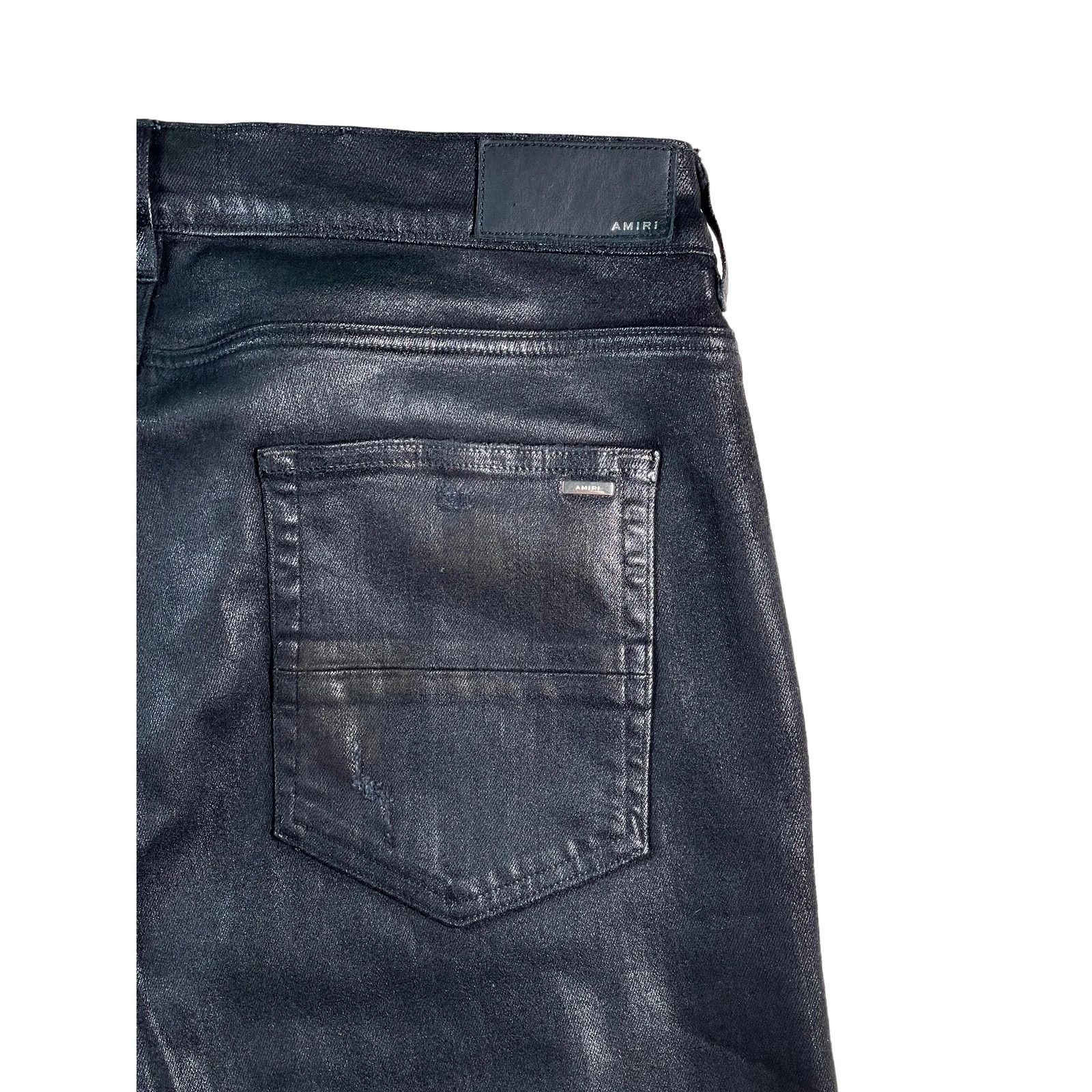 Amiri Amiri Wax Black Jeans Size US 40 / EU 56 - 3 Thumbnail