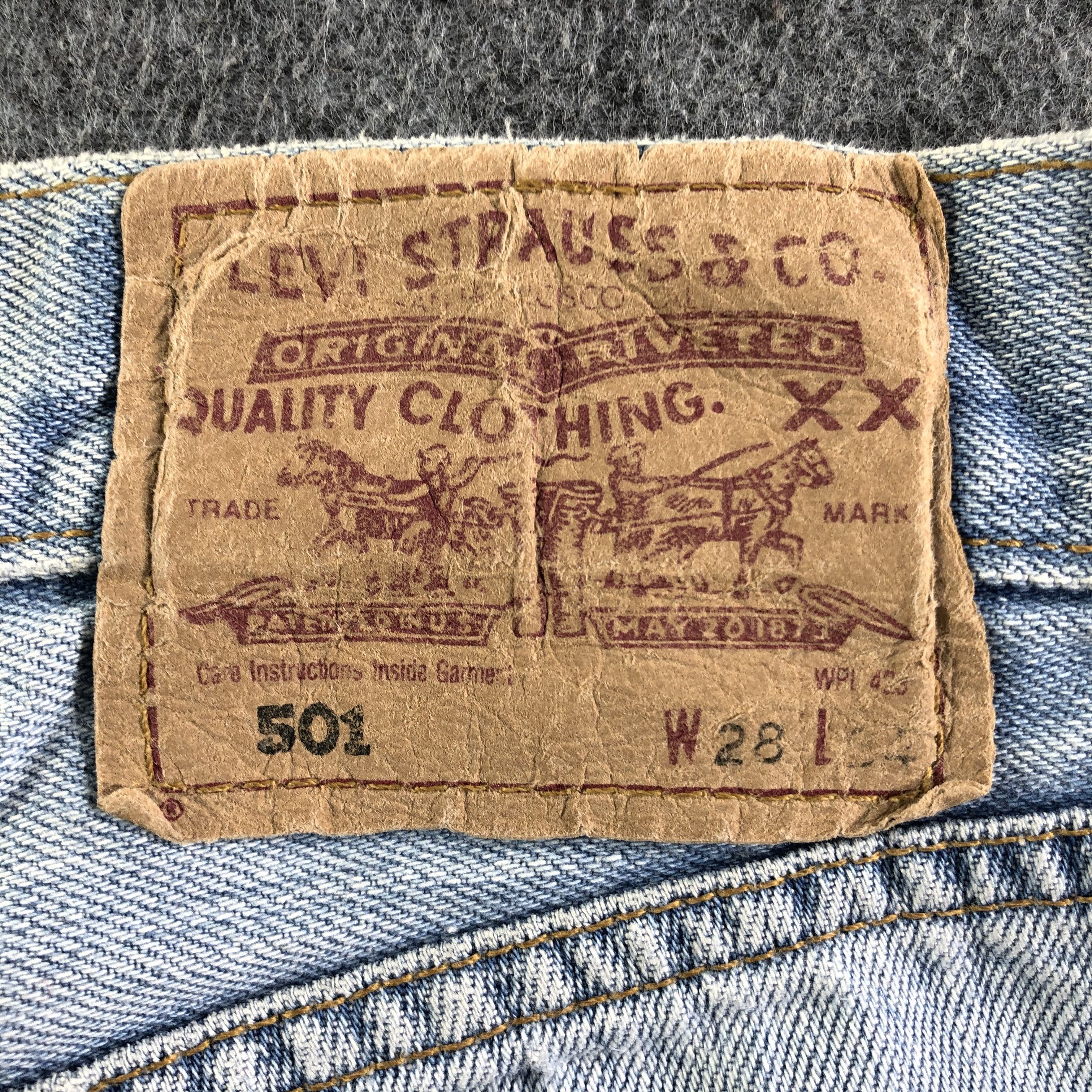 Levi's × Vintage Vintage Light Wash Levis 501 Jeans-J4454 Size 27" / US 4 / IT 40 - 5 Thumbnail