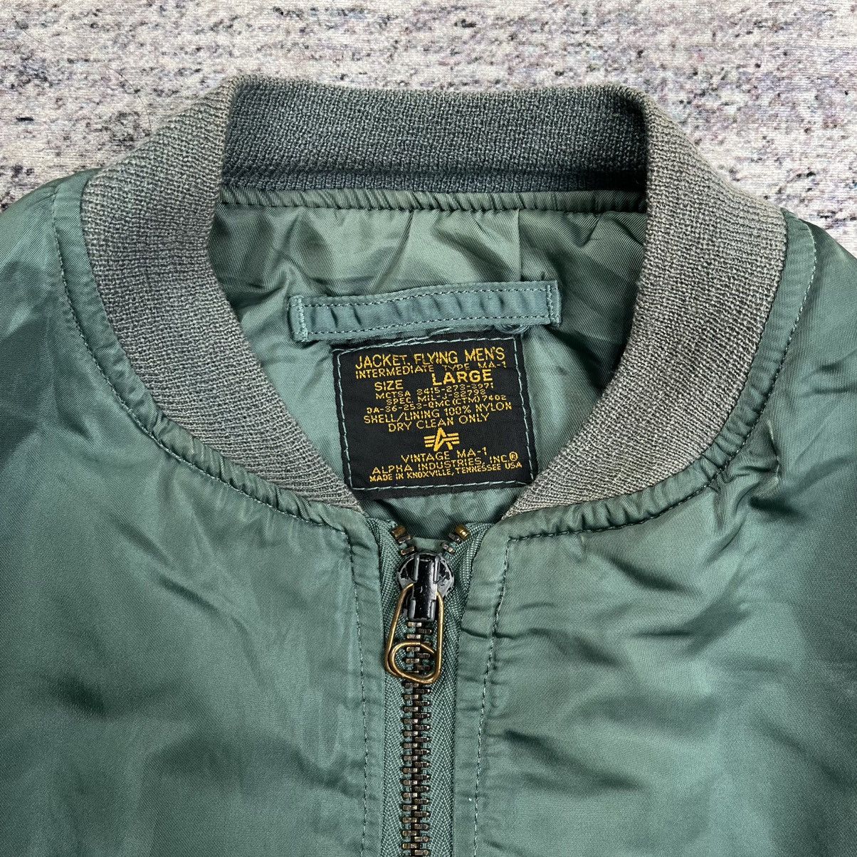 Alpha Industries Vintage 90s Alpha industries Ma-1 bomber jacket Size US L / EU 52-54 / 3 - 4 Thumbnail