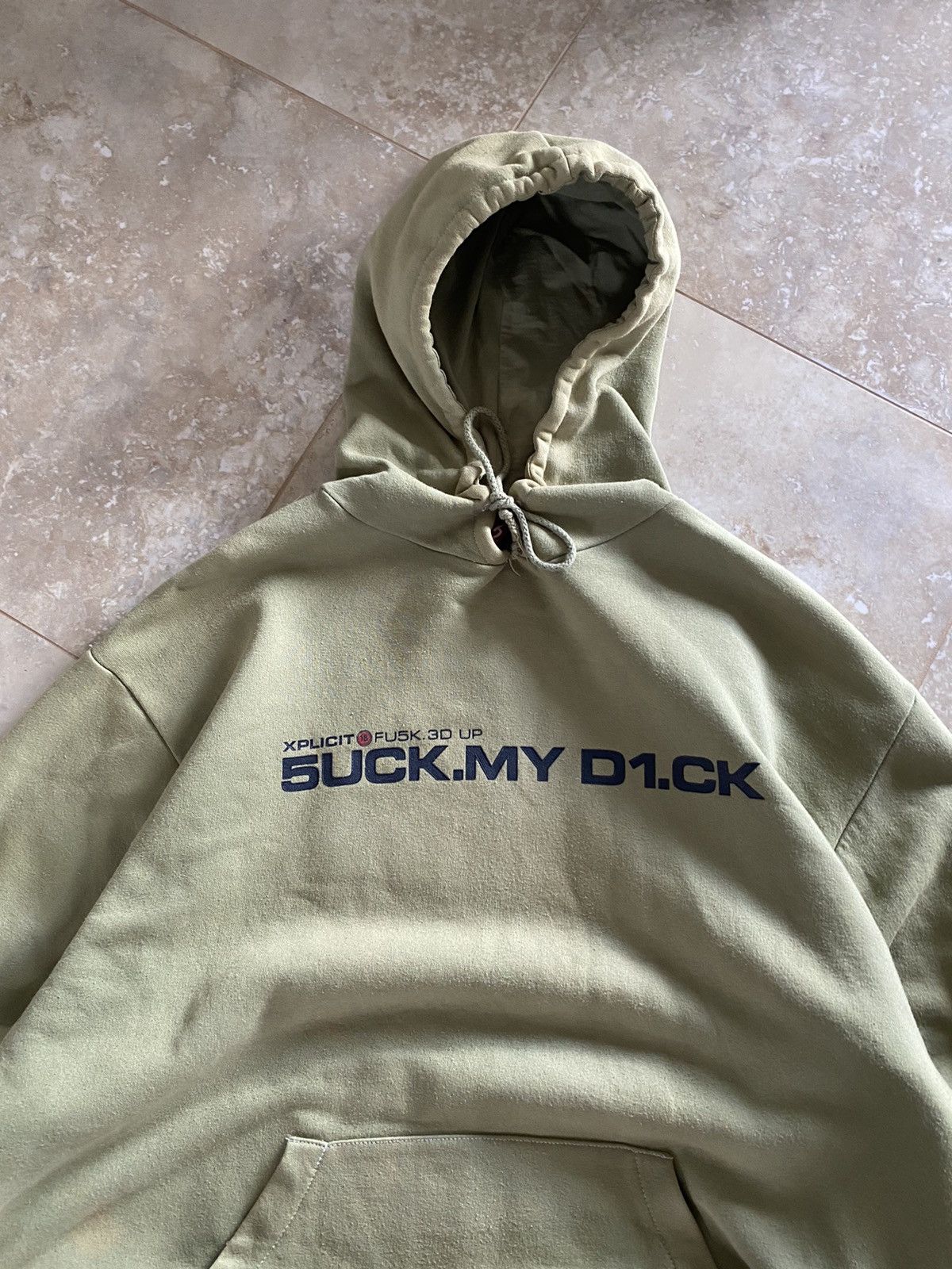 Japanese Brand Vintage 00s Fishbone Suck my 5uck.my D1.ck Hoodie Xplict18 Size US XL / EU 56 / 4 - 5 Thumbnail