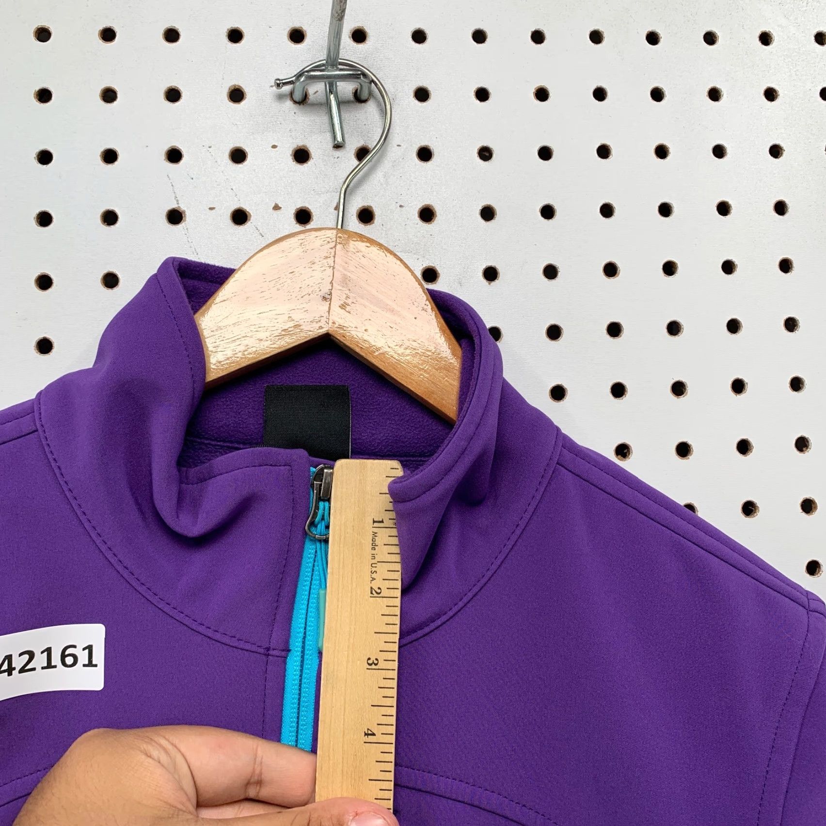 The North Face VINTAGE The North Face Windwall Jacket Womens M Purple Embroidered Zip Exterior Windbreaker Size M / US 6-8 / IT 42-44 - 6 Thumbnail