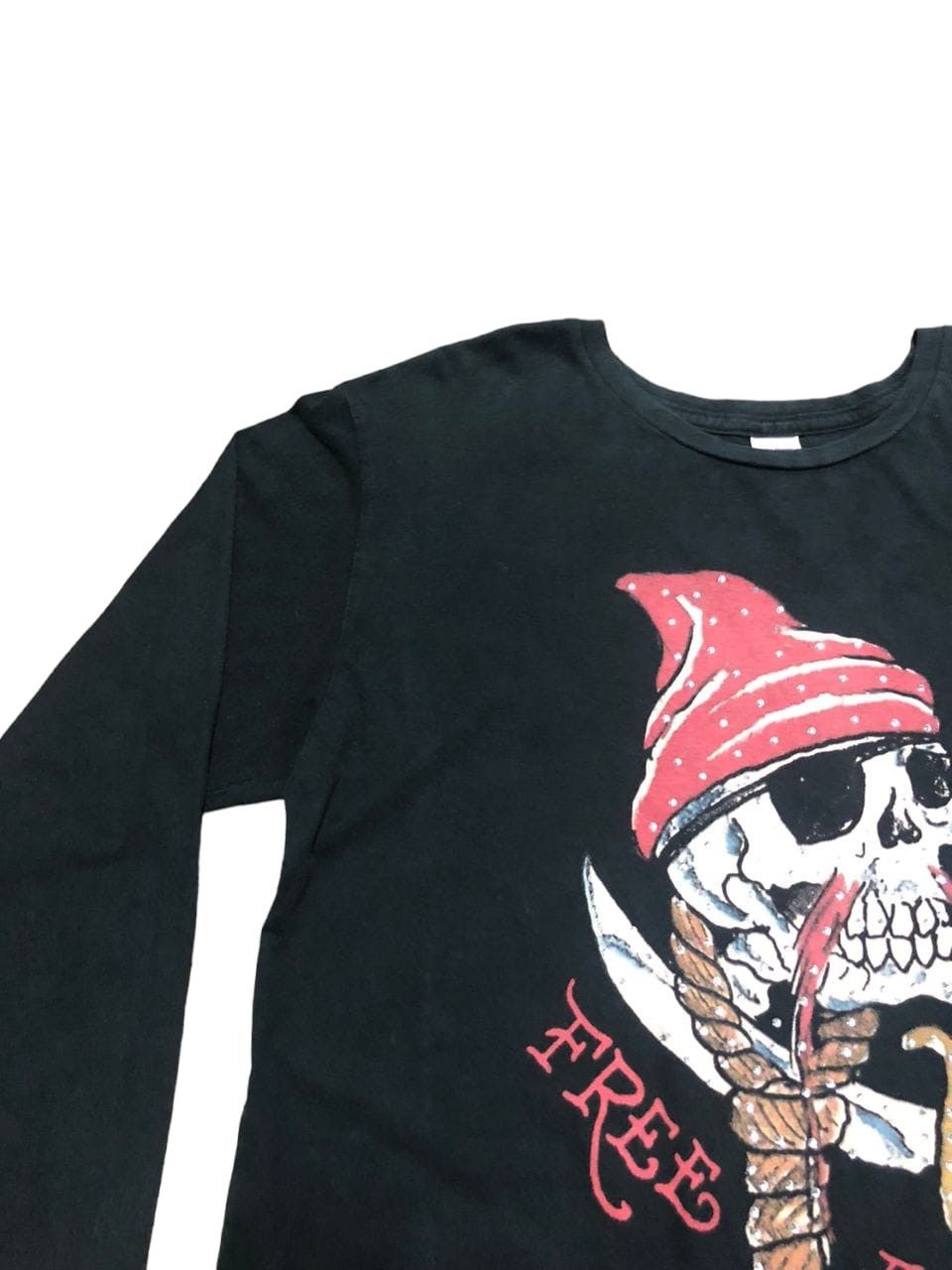 Ed Hardy Ed hardy FREE AGENT Skull Design Long Sleeve TEE Size US L / EU 52-54 / 3 - 3 Thumbnail