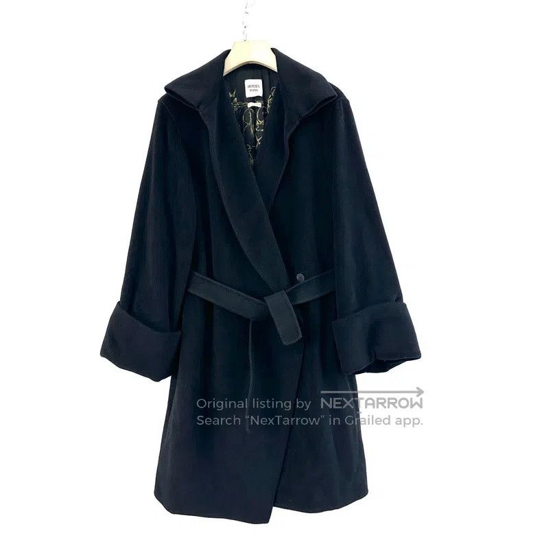 Hermes Hermes Black cashmere long coat Size XS / US 0-2 / IT 36-38 - 1 Thumbnail