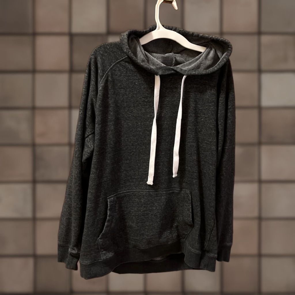 Vintage Harbeth Women's Sweatshirt L Hooded Pullover Gray Activewear Fall Winter Spring Summer Size L / US 10 / IT 46 - 1 Thumbnail