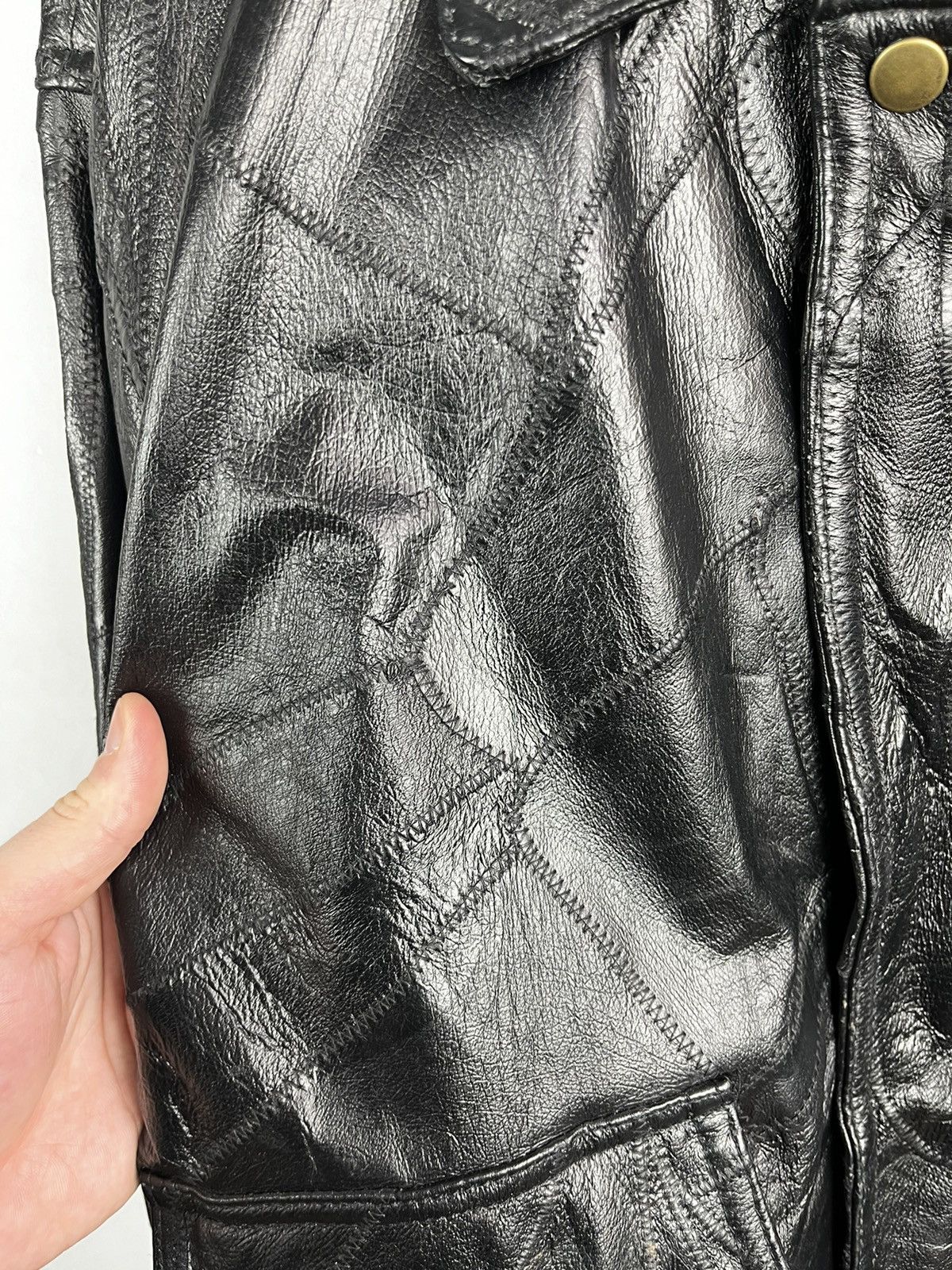 Genuine Leather × Vintage Vintage Leather Jacket bomber size L Size US L / EU 52-54 / 3 - 10 Thumbnail
