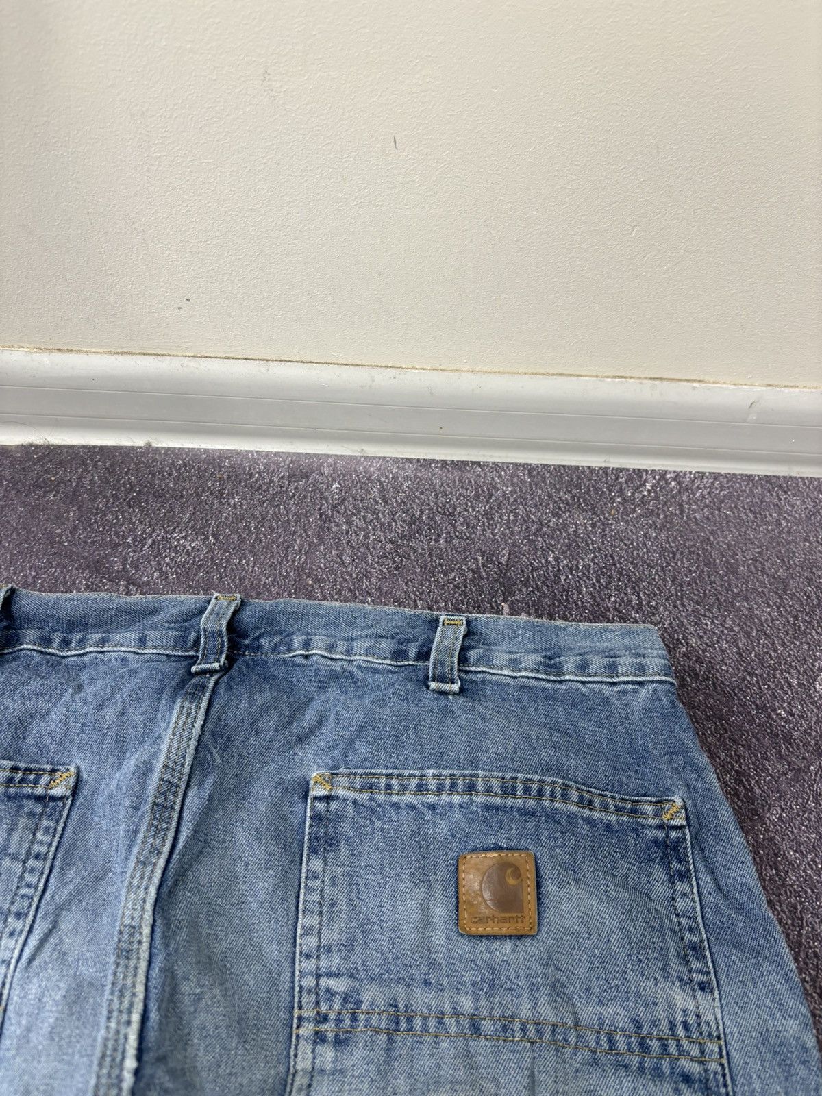 Carhartt Vintage Carhartt Y2K Loose Original Fit Blue Baggy Jeans Size US 36 / EU 52 - 8 Thumbnail