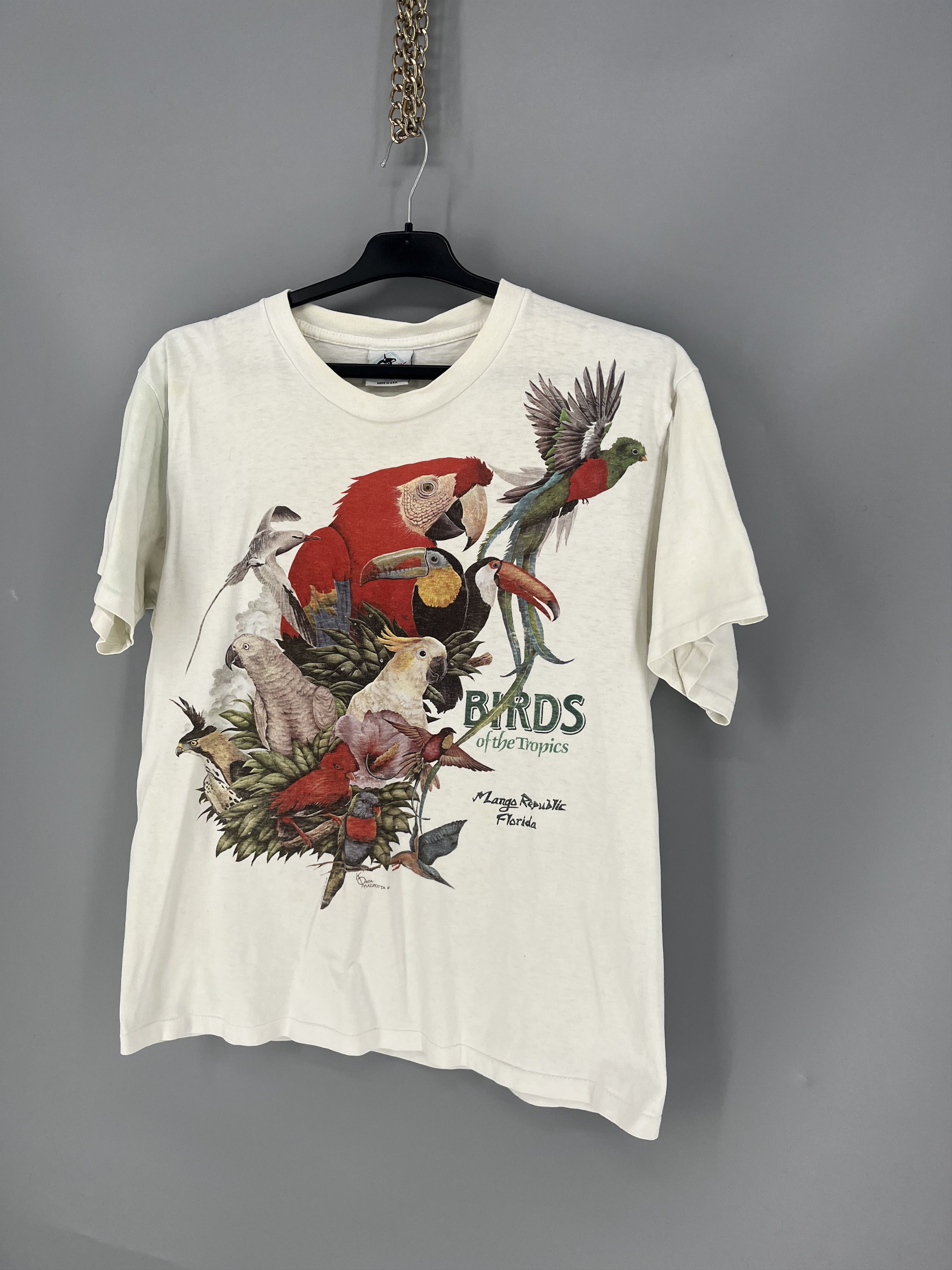 Band Tees Vtg 80s Birds Of The Tropics Faded Shirt L Single Stitch Size US L / EU 52-54 / 3 - 3 Thumbnail