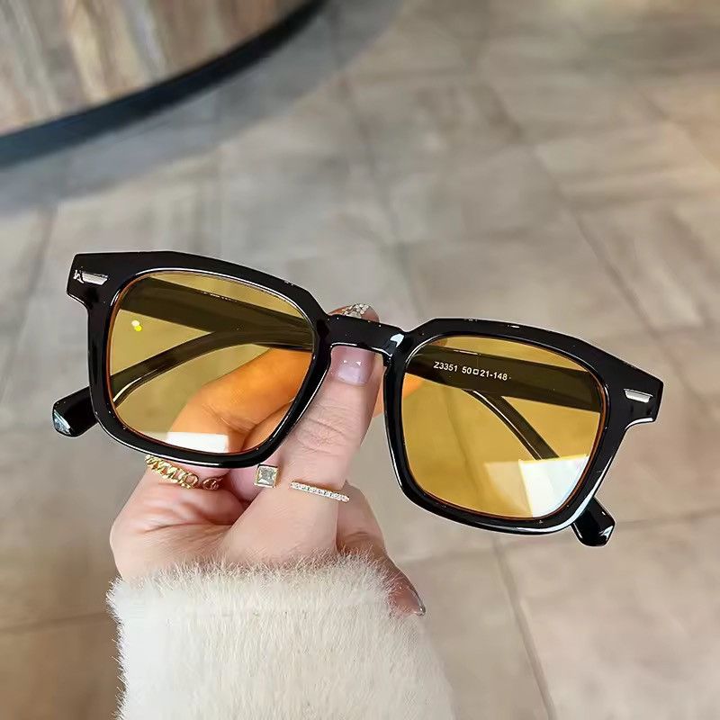 Electric Visual Yellow Lense Black Frame Sunglasses Size ONE SIZE - 3 Thumbnail