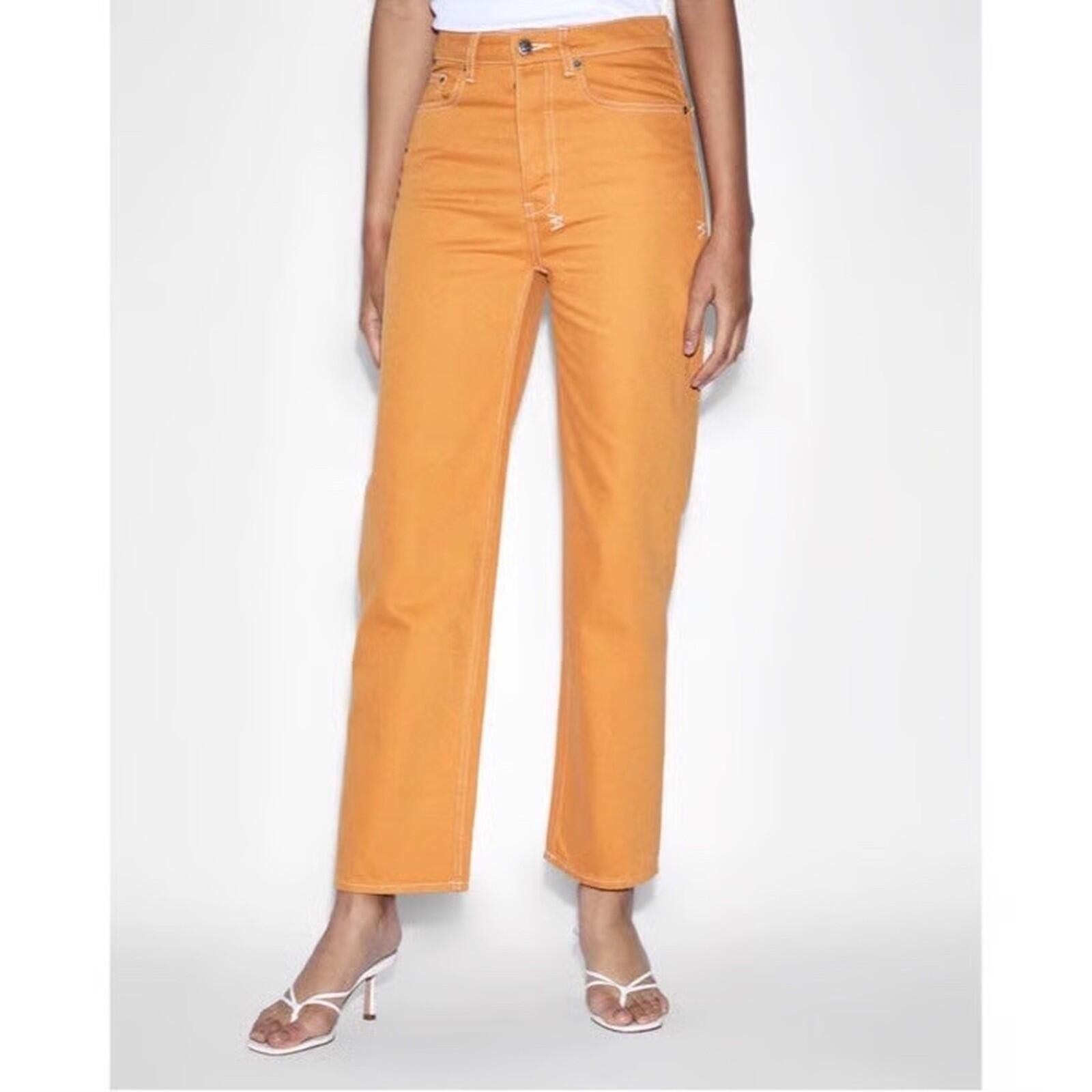 Ksubi new ksubi womens denim jeans brooklyn flame orange 25 7 Size 25" / US 0 / IT 36 - 1 Thumbnail