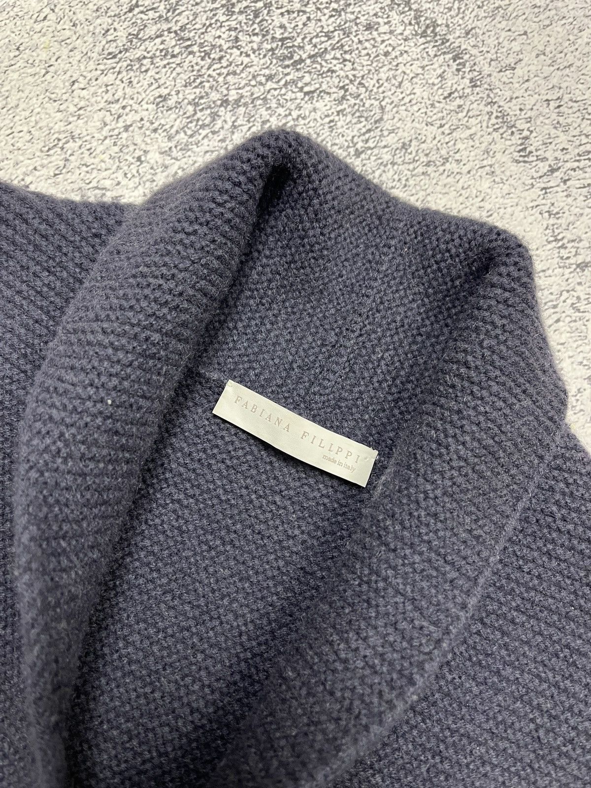 Fabiana Filippi × Japanese Brand Fabiana Filippi Wool Cashmere Silk Sweater Cardigan Vest Size M / US 6-8 / IT 42-44 - 7 Thumbnail