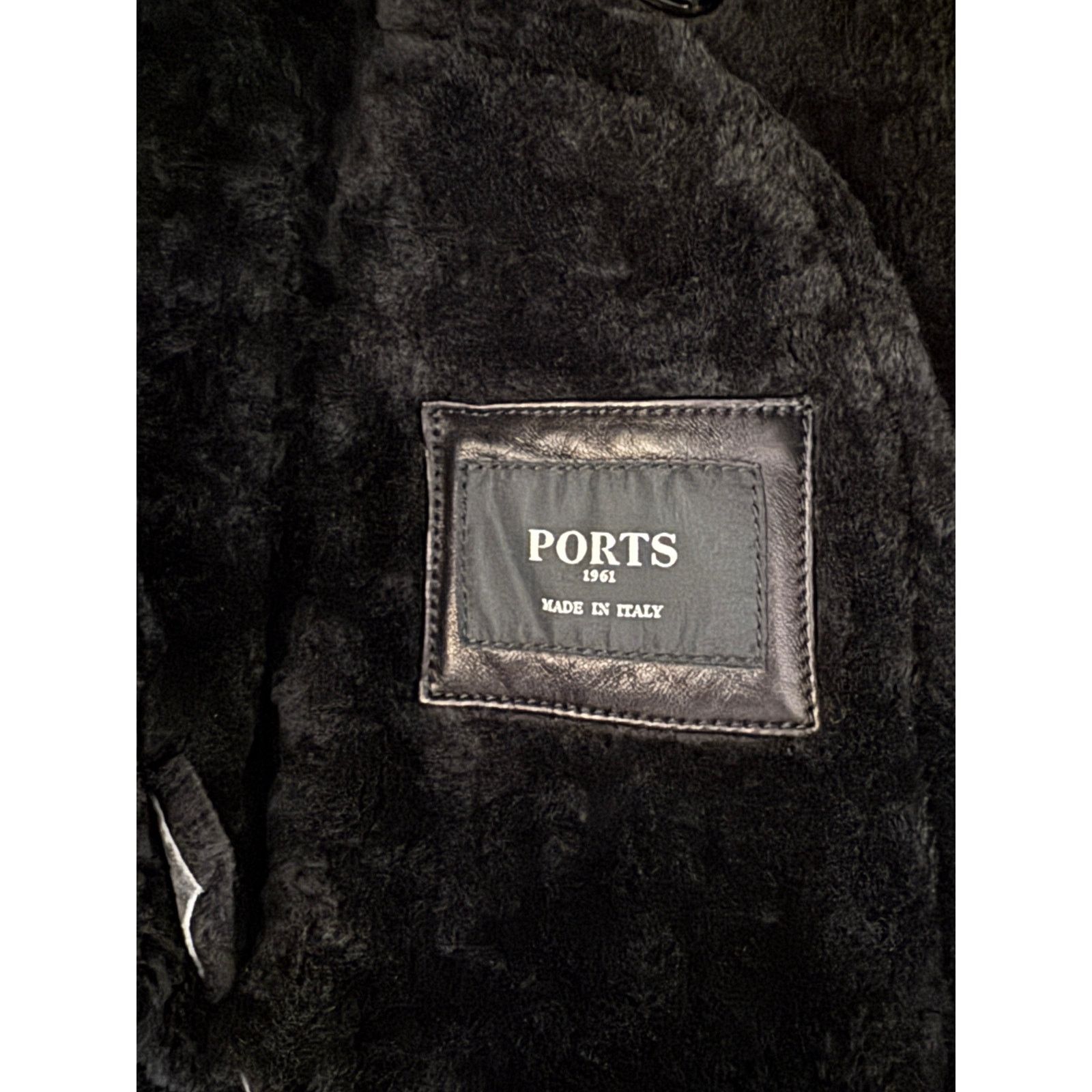 Ports 1961 Ports 1961 NWT Grey/Black Goat Suede + Shearling Jacket Size US L / EU 52-54 / 3 - 3 Thumbnail