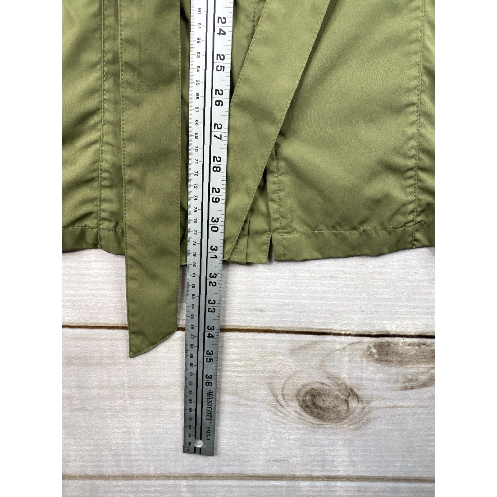 Tommy Bahama Tommy Bahama Womens Jacket Green Windbreaker Hooded Belted Lightweight Full Zip S Womens Size S / US 4 / IT 40 - 5 Thumbnail