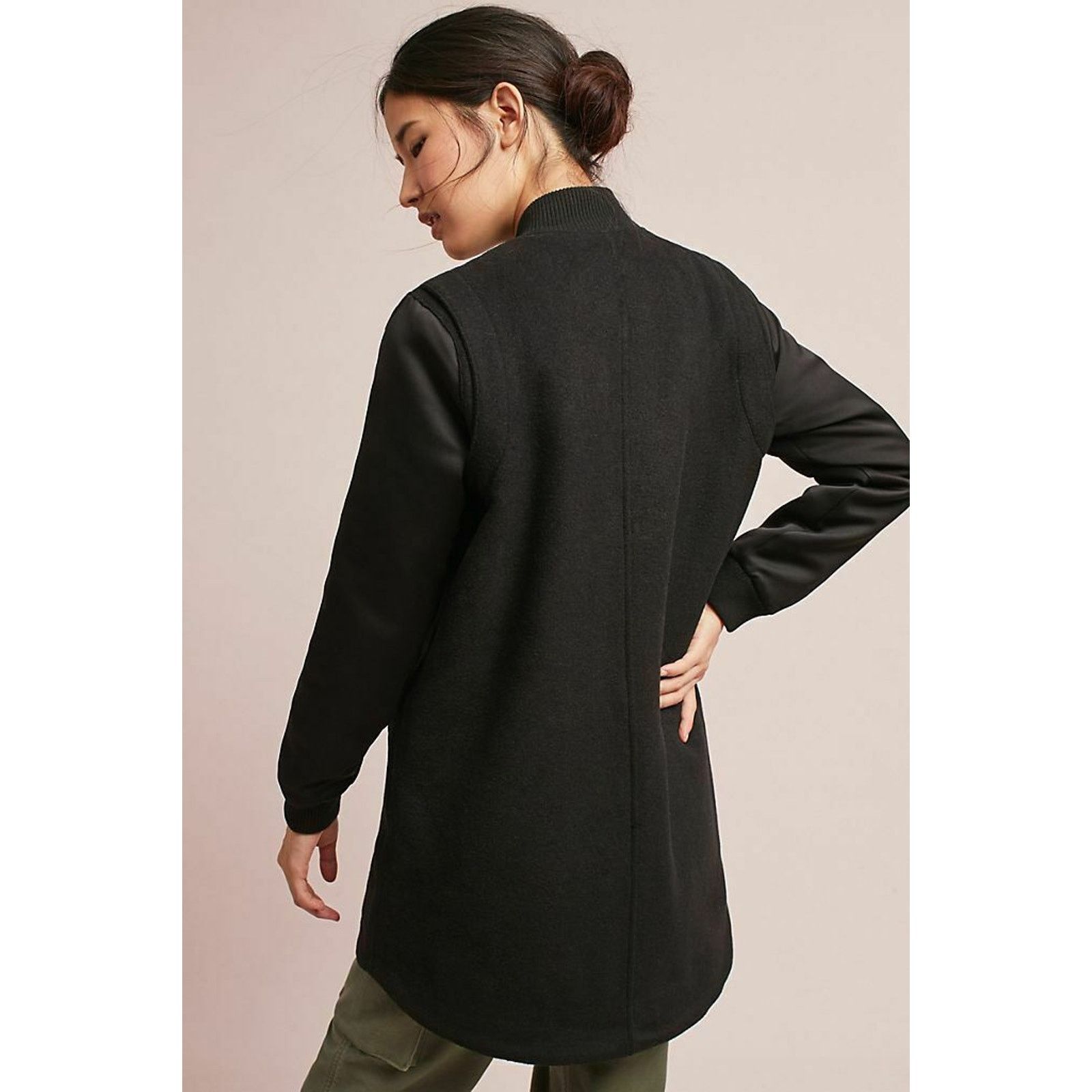 Anthropologie Anthropologie Left Bank Wool Jacket by Mo:Vint $350 Black XS Size XS / US 0-2 / IT 36-38 - 4 Thumbnail