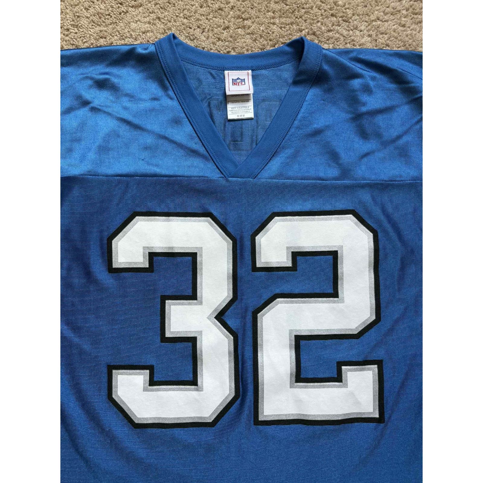 NFL NFL Detroit Lions Dre' Bly #32 Football Game Jersey M Size US M / EU 48-50 / 2 - 2 Thumbnail