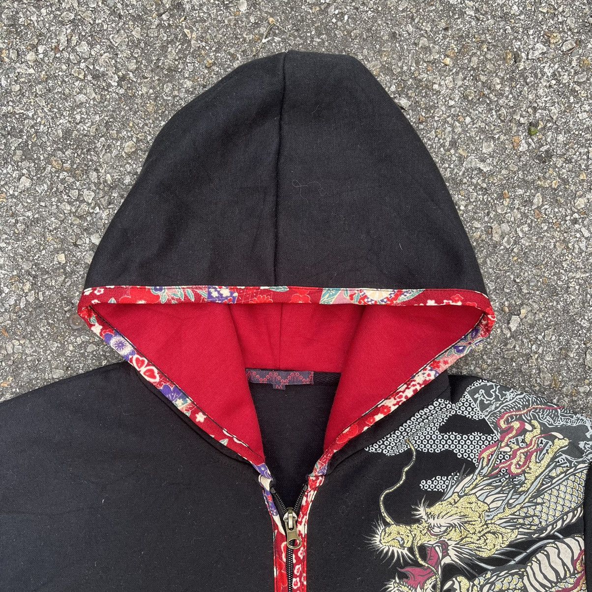 Hysteric Glamour Vintage Sukajan Dragon Over Print Black Hoodie Jacket Size US S / EU 44-46 / 1 - 6 Thumbnail
