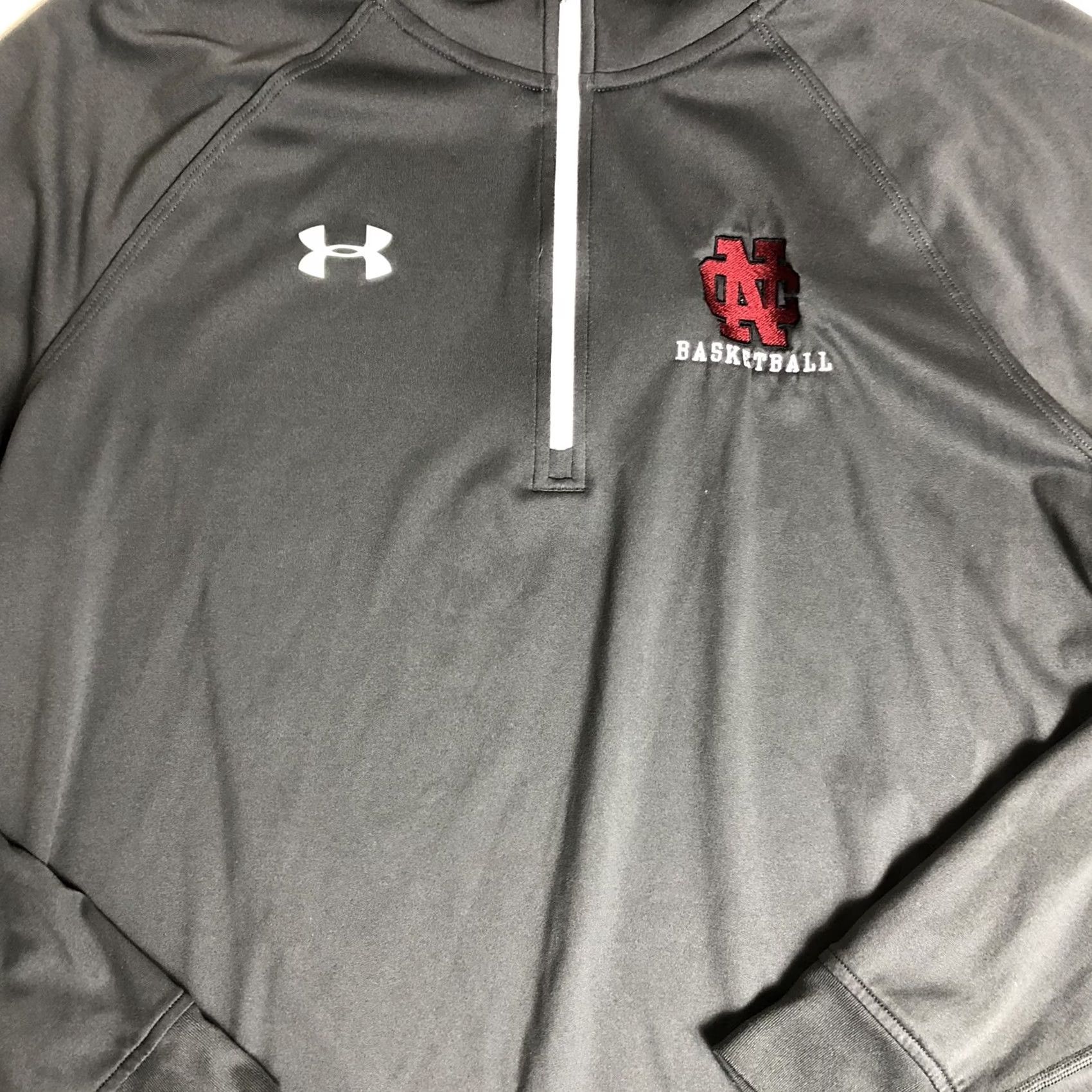 Under Armour Under Armour Long Sleeve Top JZ85 Gray L Regular Men Quarter Zip All Seasons Sports Activewear Size US L / EU 52-54 / 3 - 3 Thumbnail