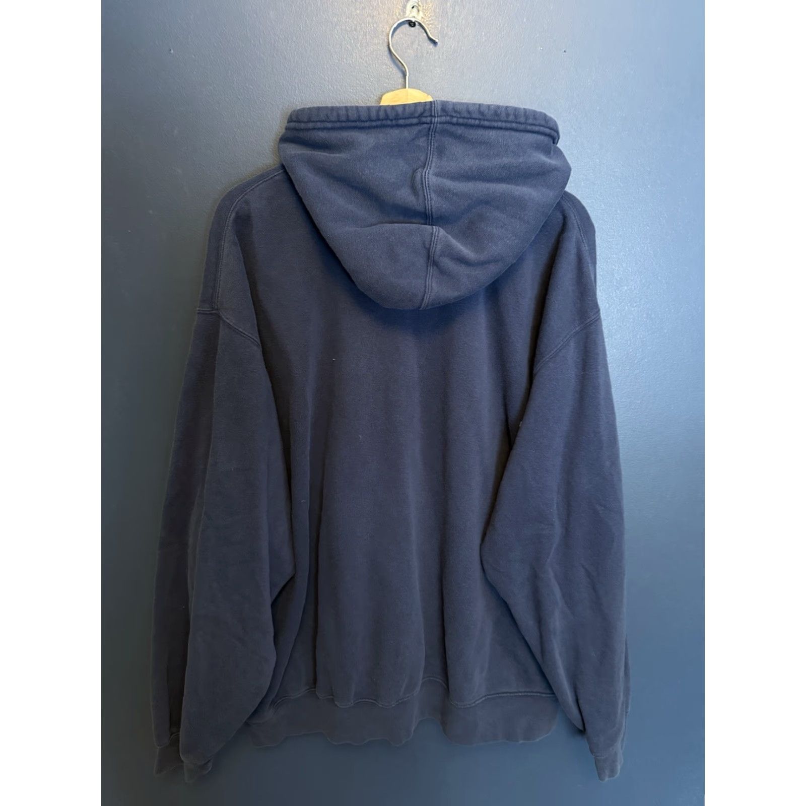 Nike VINTAGE Nike Hoodie 2XL Check Blue 90s University Of Illinois Pullover Men Size US XXL / EU 58 / 5 - 4 Thumbnail