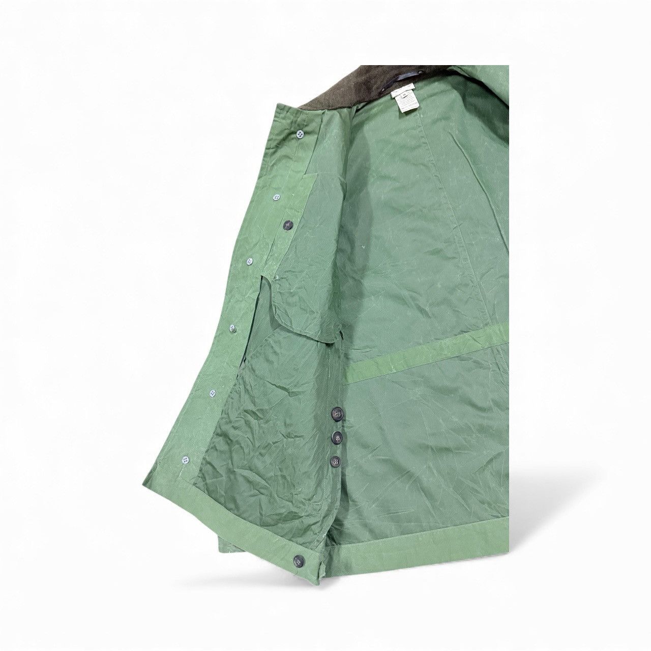Dries Van Noten Dries Van Noten PU Waterproof Olive Green Field Jacket Size US M / EU 48-50 / 2 - 4 Thumbnail
