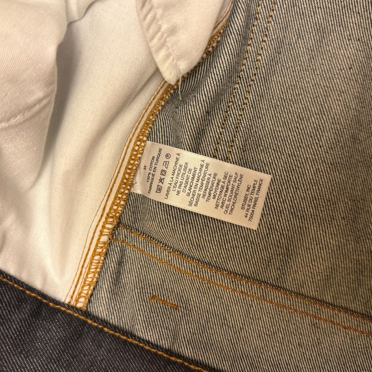 Stussy Stussy Double Knee Blue Raw Denim Pants Size US 30 / EU 46 - 5 Thumbnail