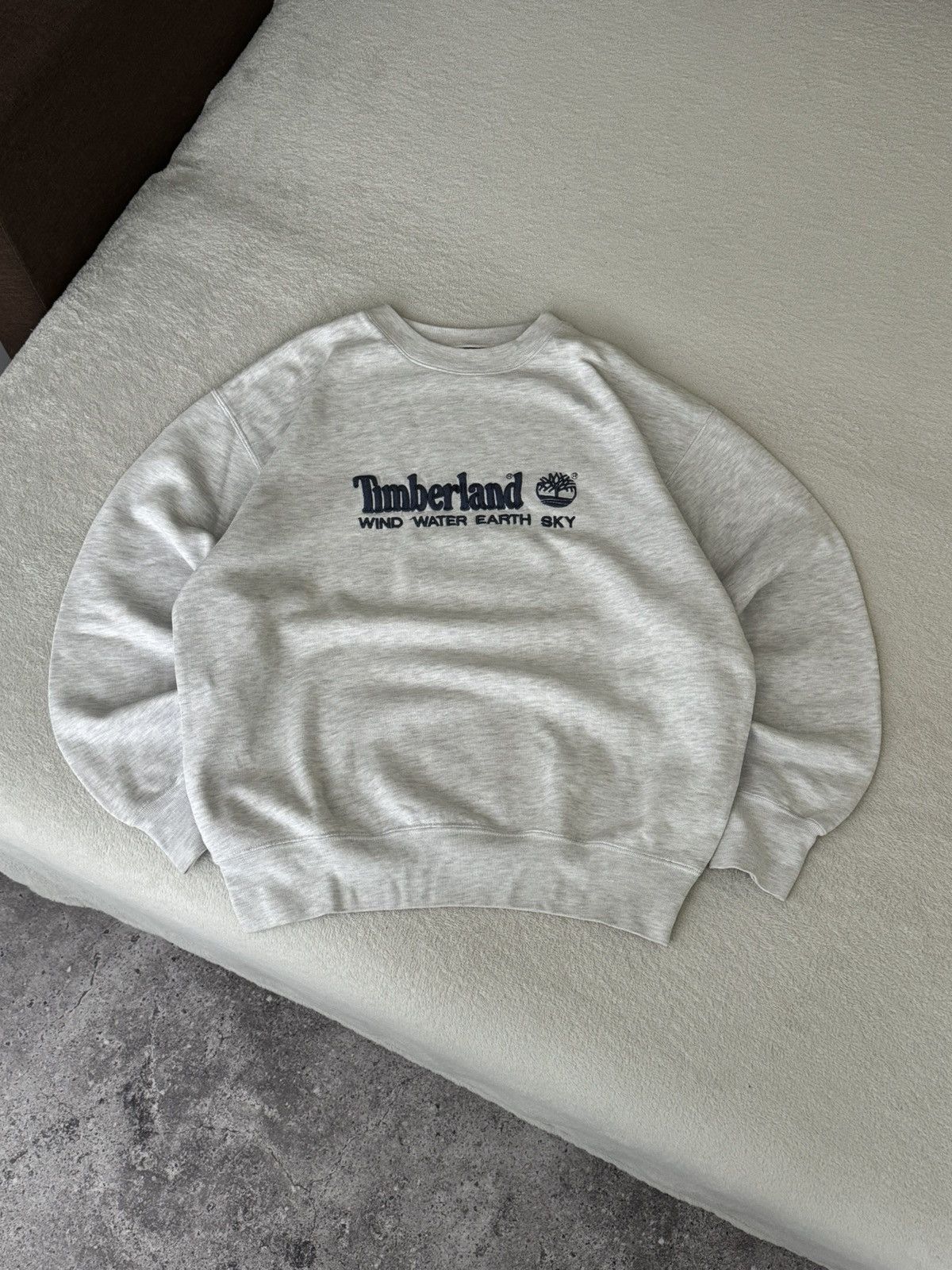 Timberland Vintage Timberland oversized Y2K grey sweater Size US M / EU 48-50 / 2 - 1 Thumbnail