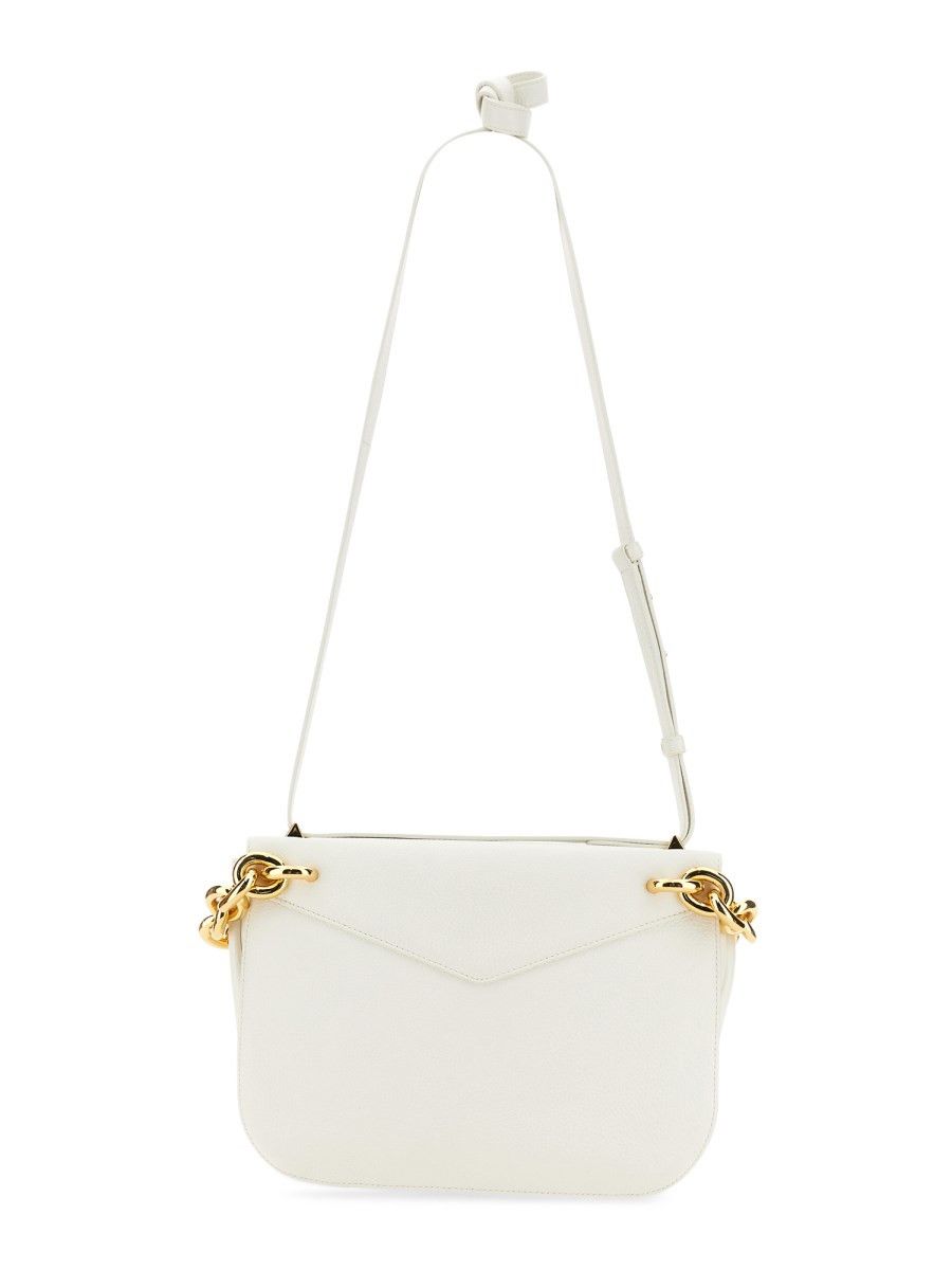 Bottega Veneta o1loc1c0824 Size: OS / Mount Small Grain Calf in White Size ONE SIZE - 2 Thumbnail