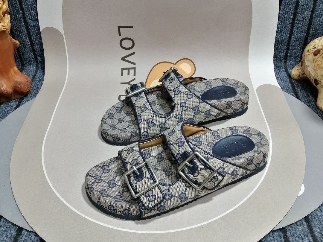 Gucci Gucci Logo Print Slide Sandals Size US 8 / EU 41 - 5 Thumbnail