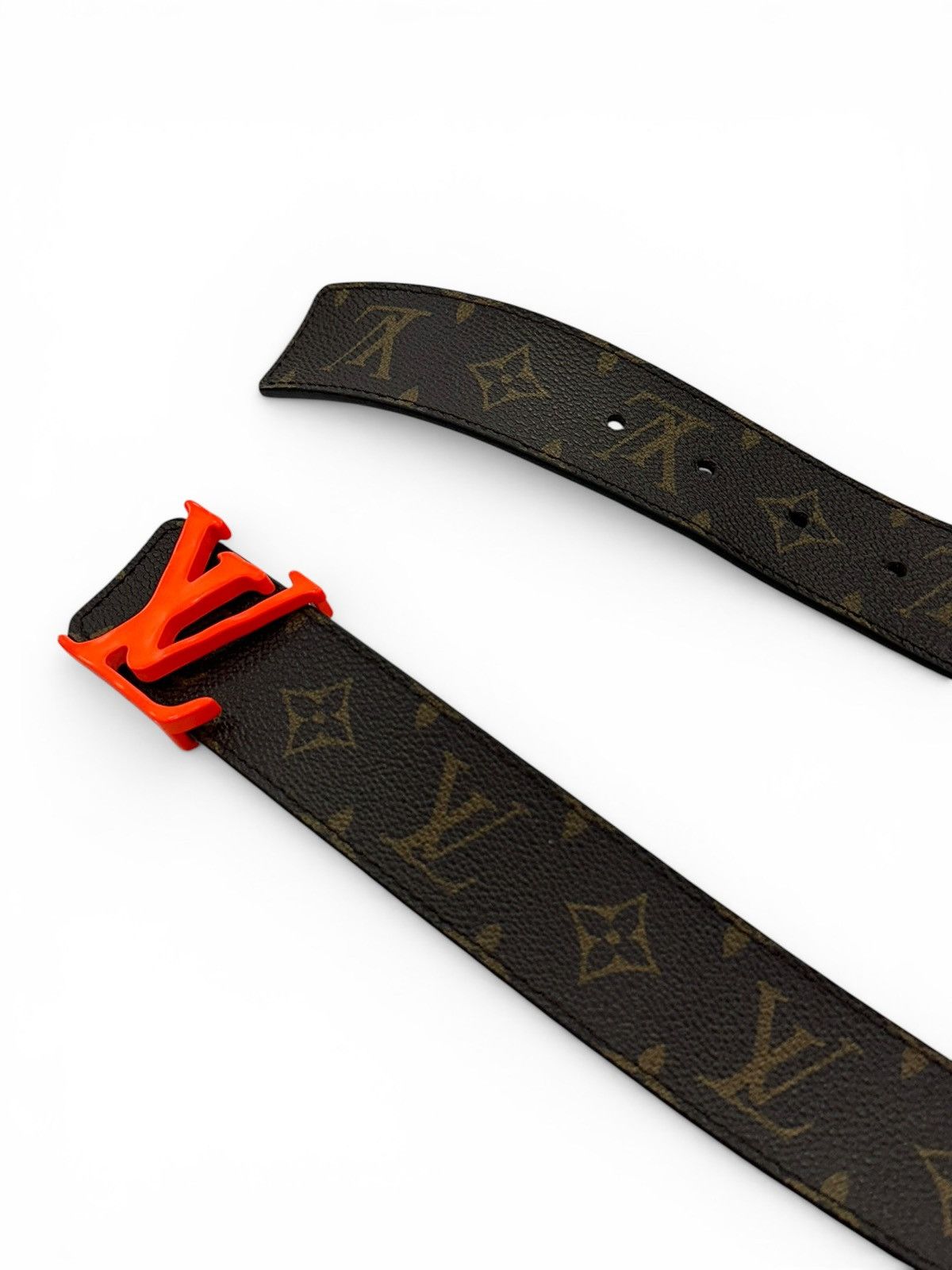 Louis Vuitton Louis Vuitton Shape Belt Monogram 40MM Brown Size 100 Size 36 - 4 Thumbnail