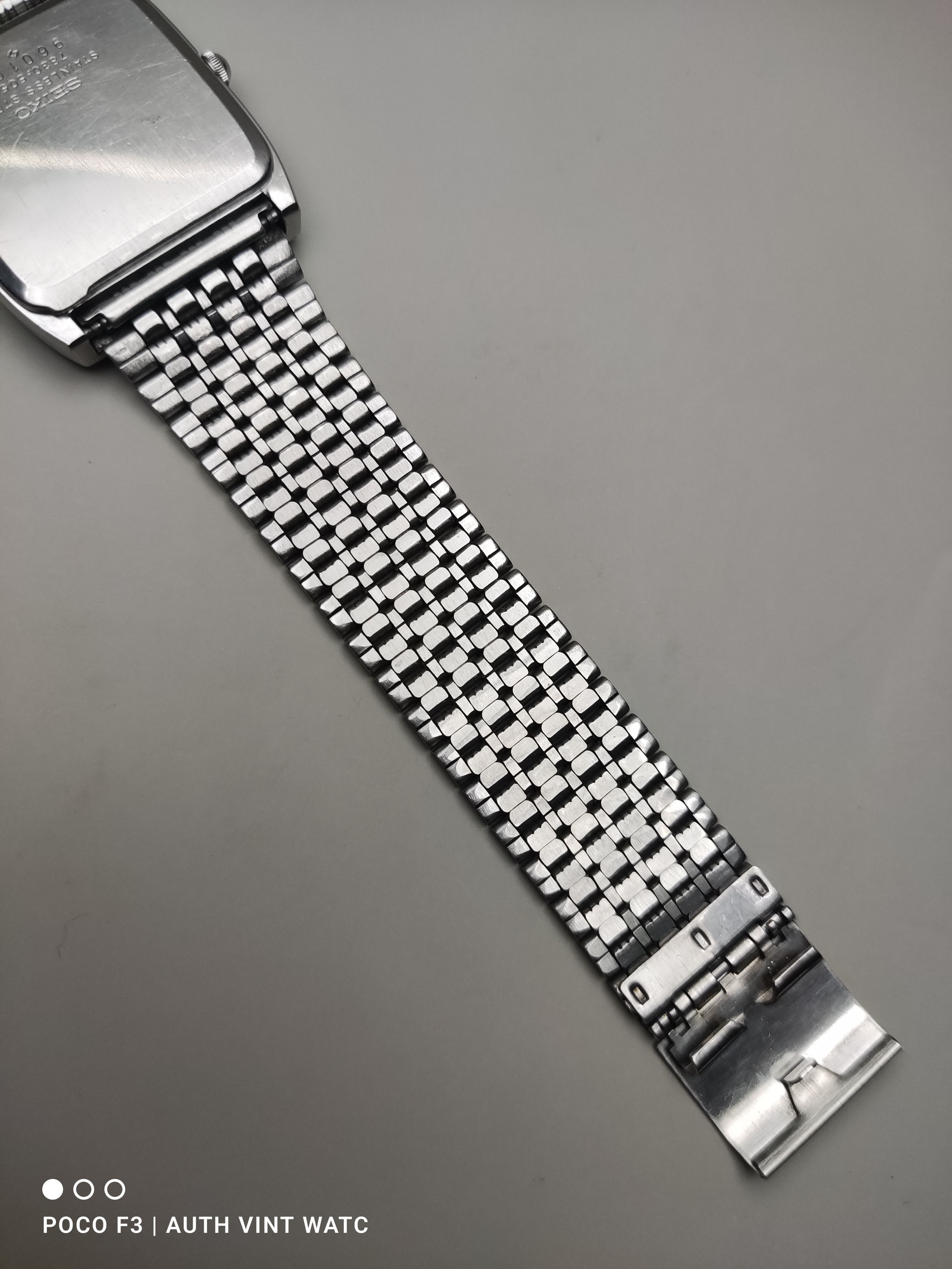 Seiko Authentic Vintage Seiko Quartz Tank 7830 Men Watch Size ONE SIZE - 14 Thumbnail