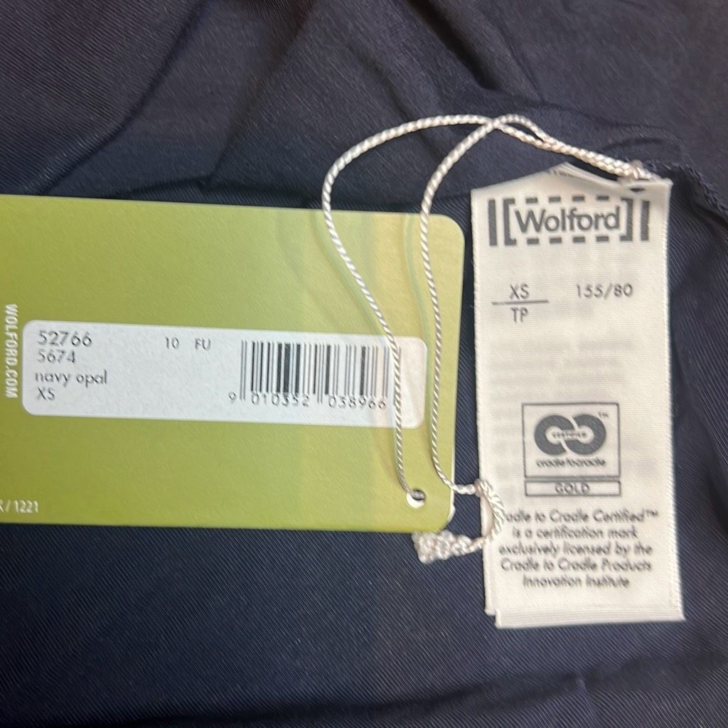 Wolford Wolford Aurora Pure Top Long Sleeves Navy Opal NWT XS Size XS / US 0-2 / IT 36-38 - 7 Thumbnail