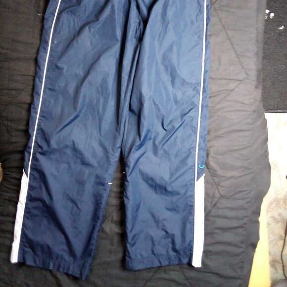 Nike × Vintage Vintage Nike Striped Mesh Lined Wind Pants Joggers Trainers Size US 32 / EU 48 - 3 Thumbnail