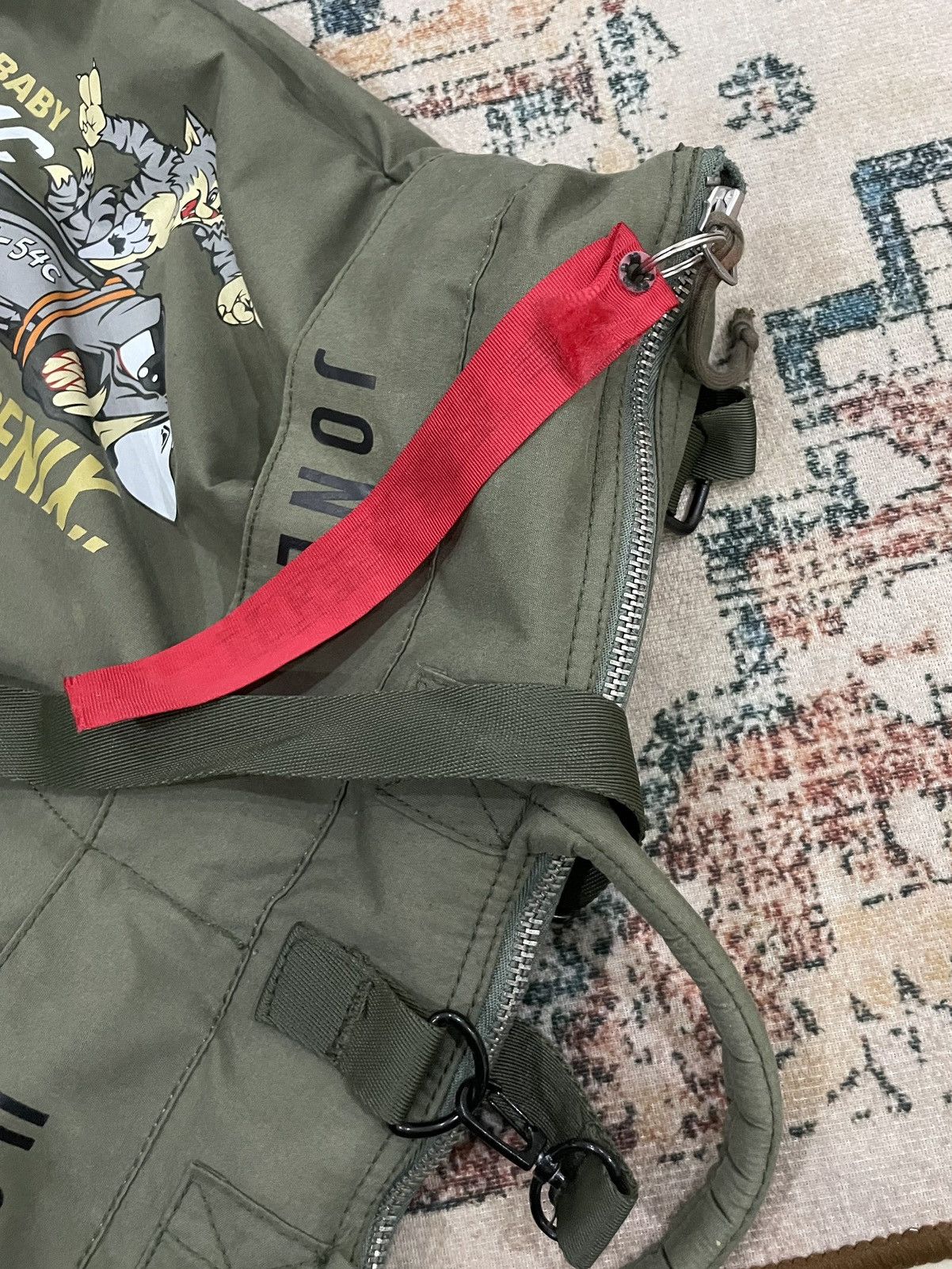 Alpha Industries Vintage Alpha Industries USAF Flyers Pilot Helmet Bag Size ONE SIZE - 10 Thumbnail