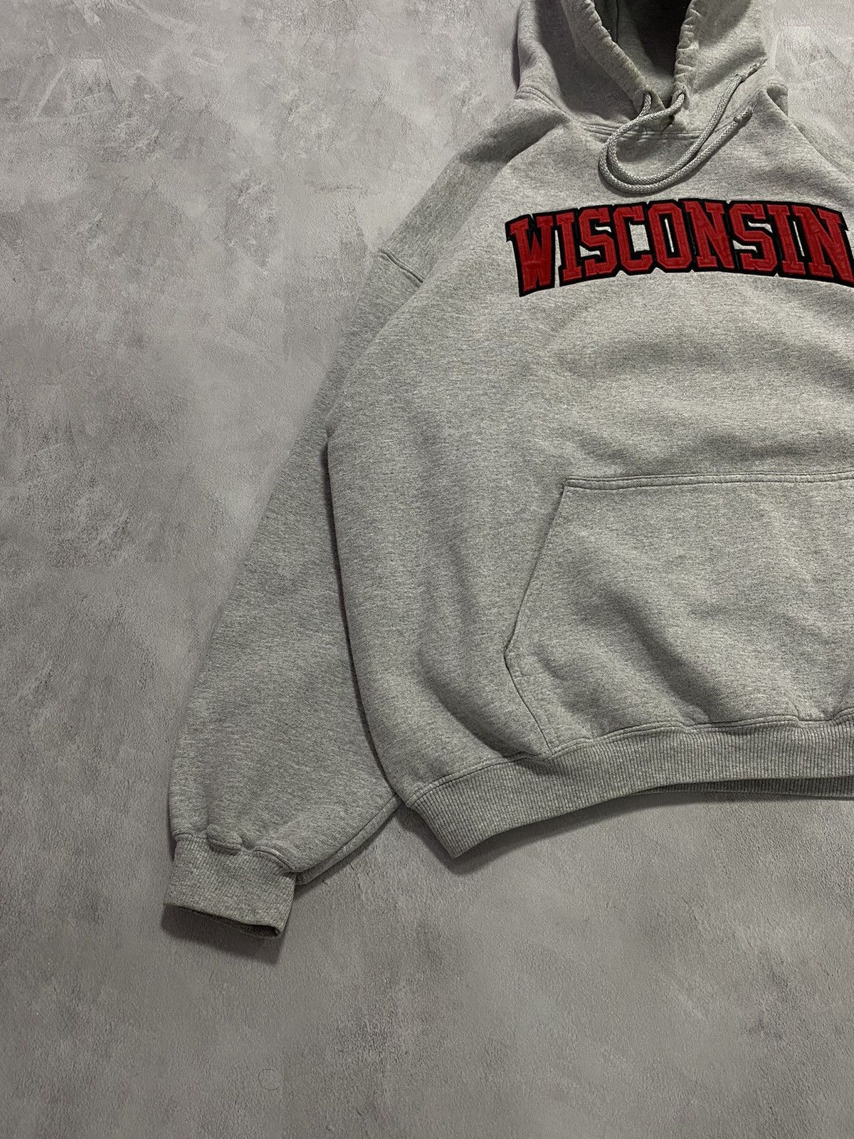Other 📦 Vintage 90s Hoodie Wisconsin Track OVERSIZED YEEZY STYLE Size US XL / EU 56 / 4 - 3 Thumbnail