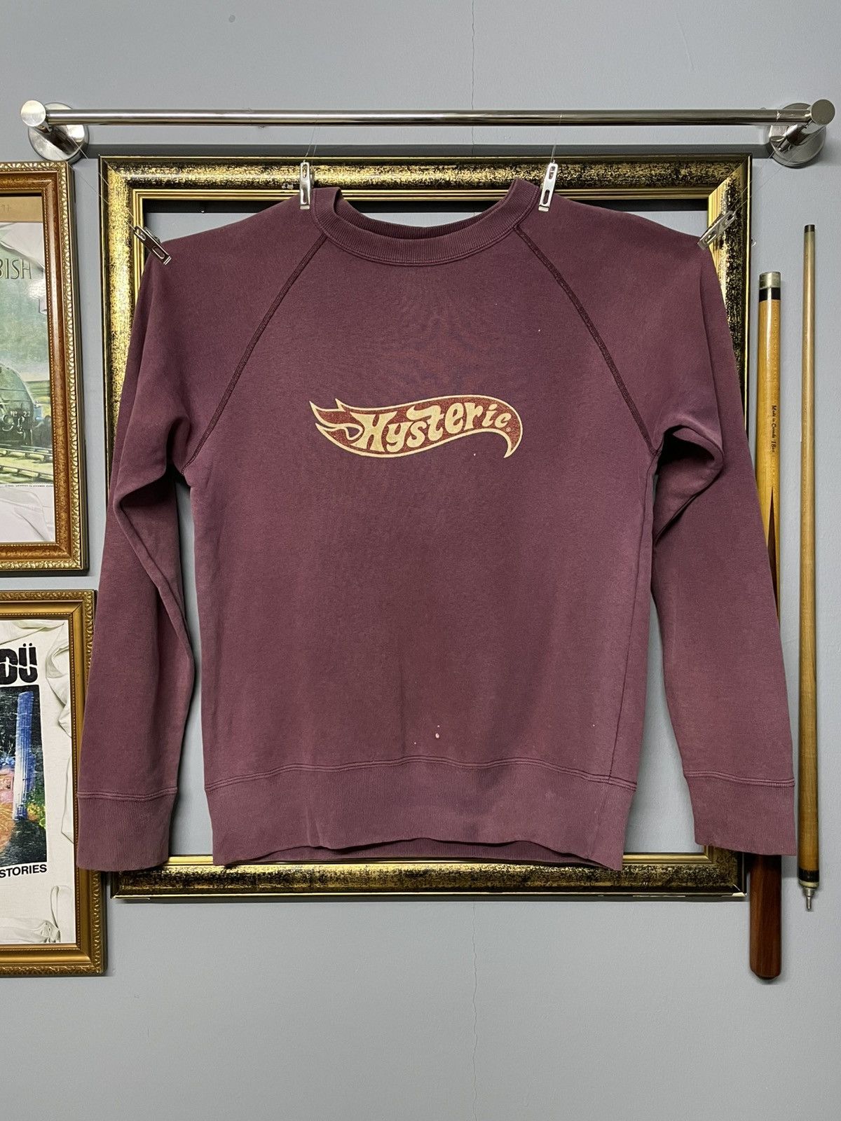 Hysteric Glamour 90s Og Hysteric Glamour Flame Retro Script Font Sweatshirt Size US M / EU 48-50 / 2 - 1 Thumbnail