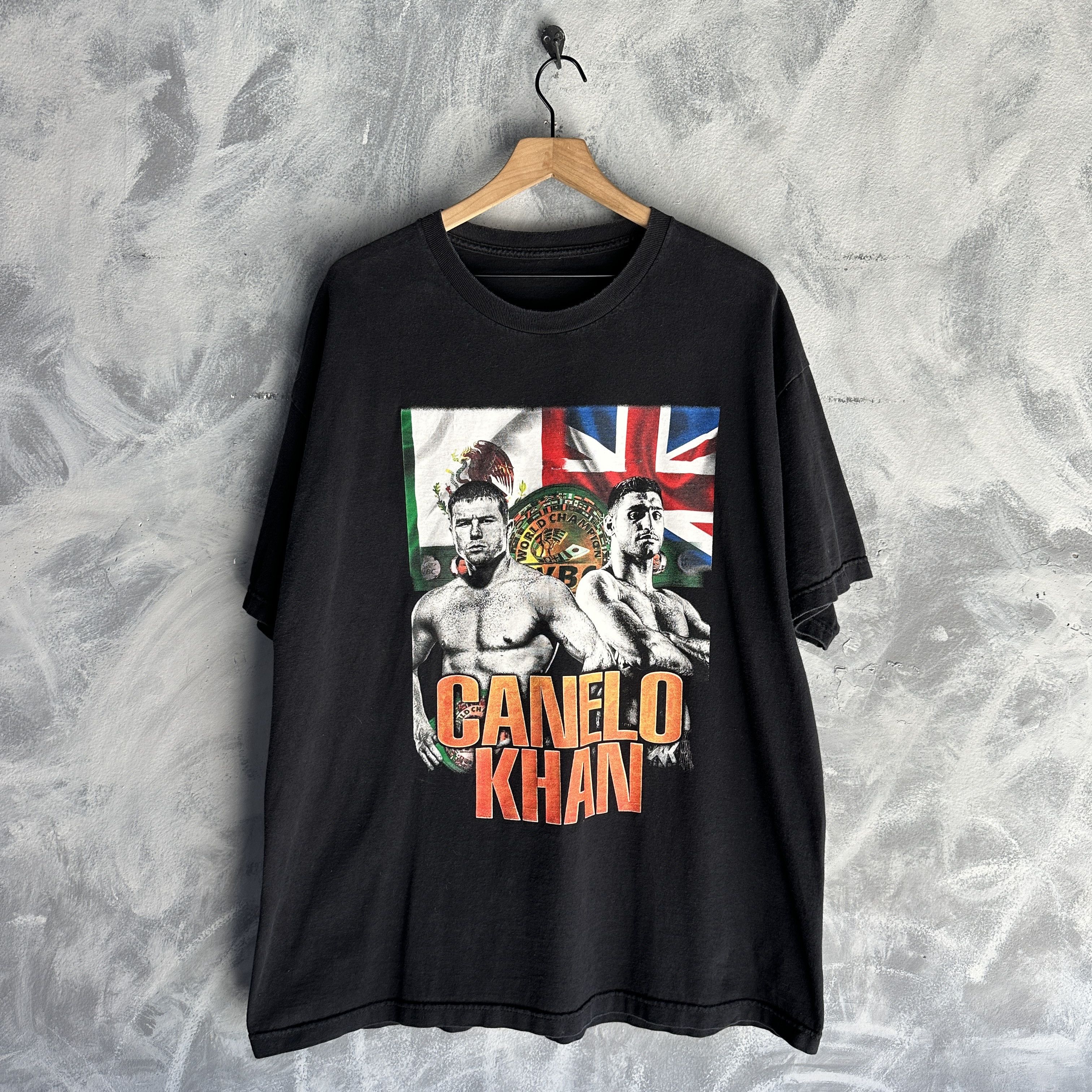 Other Vtg Canelo vs Amir Khan T-Shirt Mens 2XL Black Boxing Fight Size US XXL / EU 58 / 5 - 1 Thumbnail