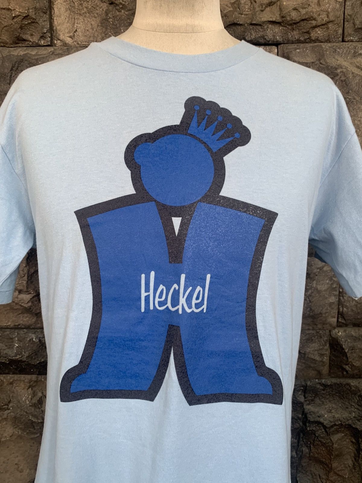 Vintage Vintage 90s Heckel Streetwear / Skate Surf T shirt Size US M / EU 48-50 / 2 - 2 Thumbnail