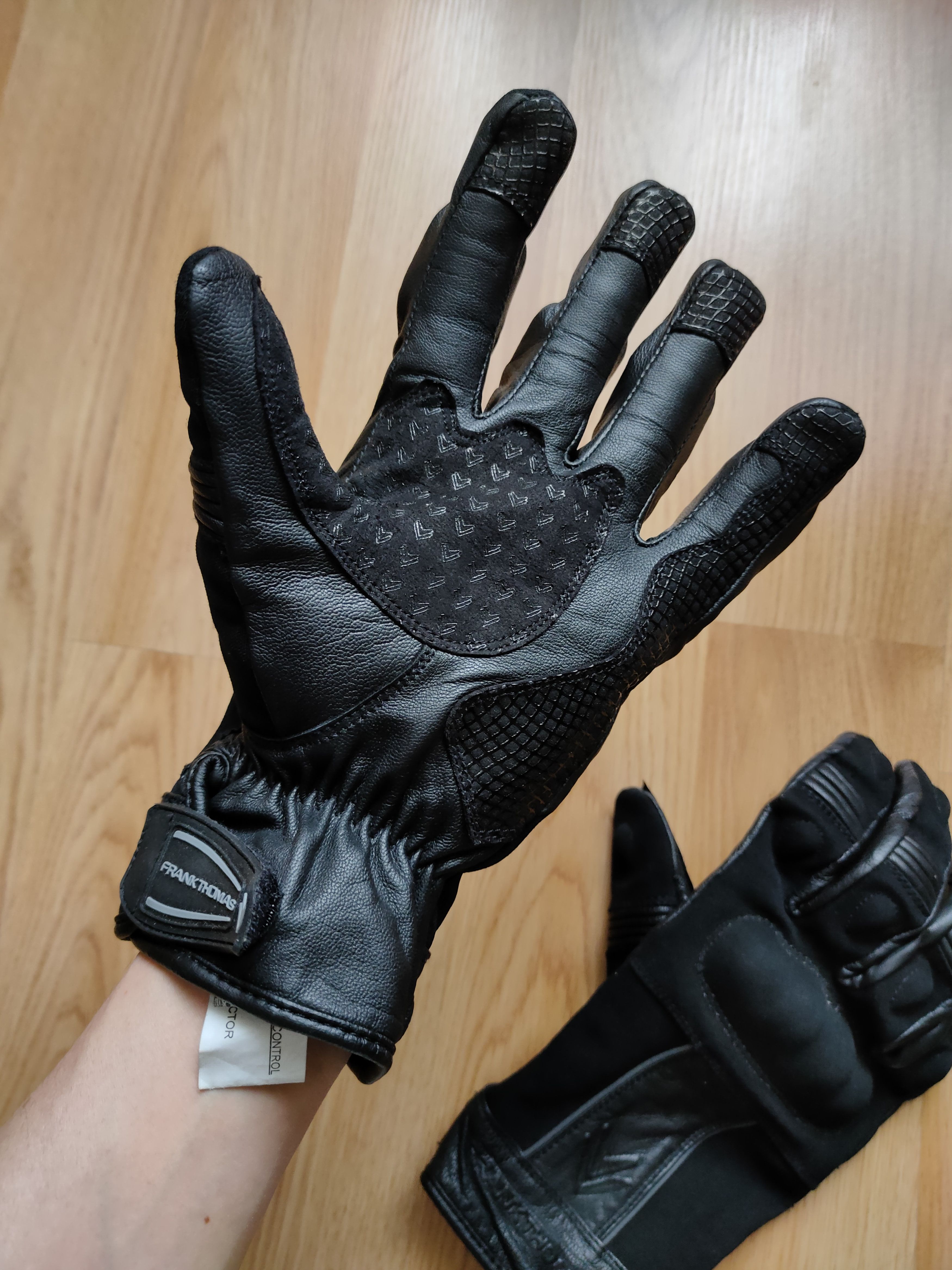 Alpinestars 🔥Frank Thomas Motorcycle Leather Gloves XL Size ONE SIZE - 2 Thumbnail