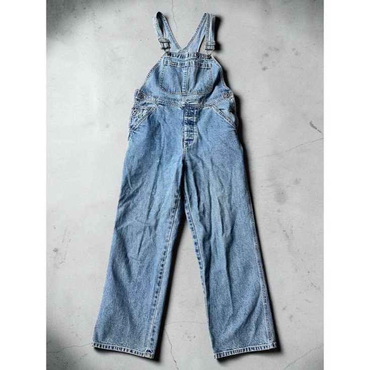 Gap Vintage Y2K Year 2000 GAP Light Blue Denim Overalls Size 27" / US 4 / IT 40 - 1 Thumbnail
