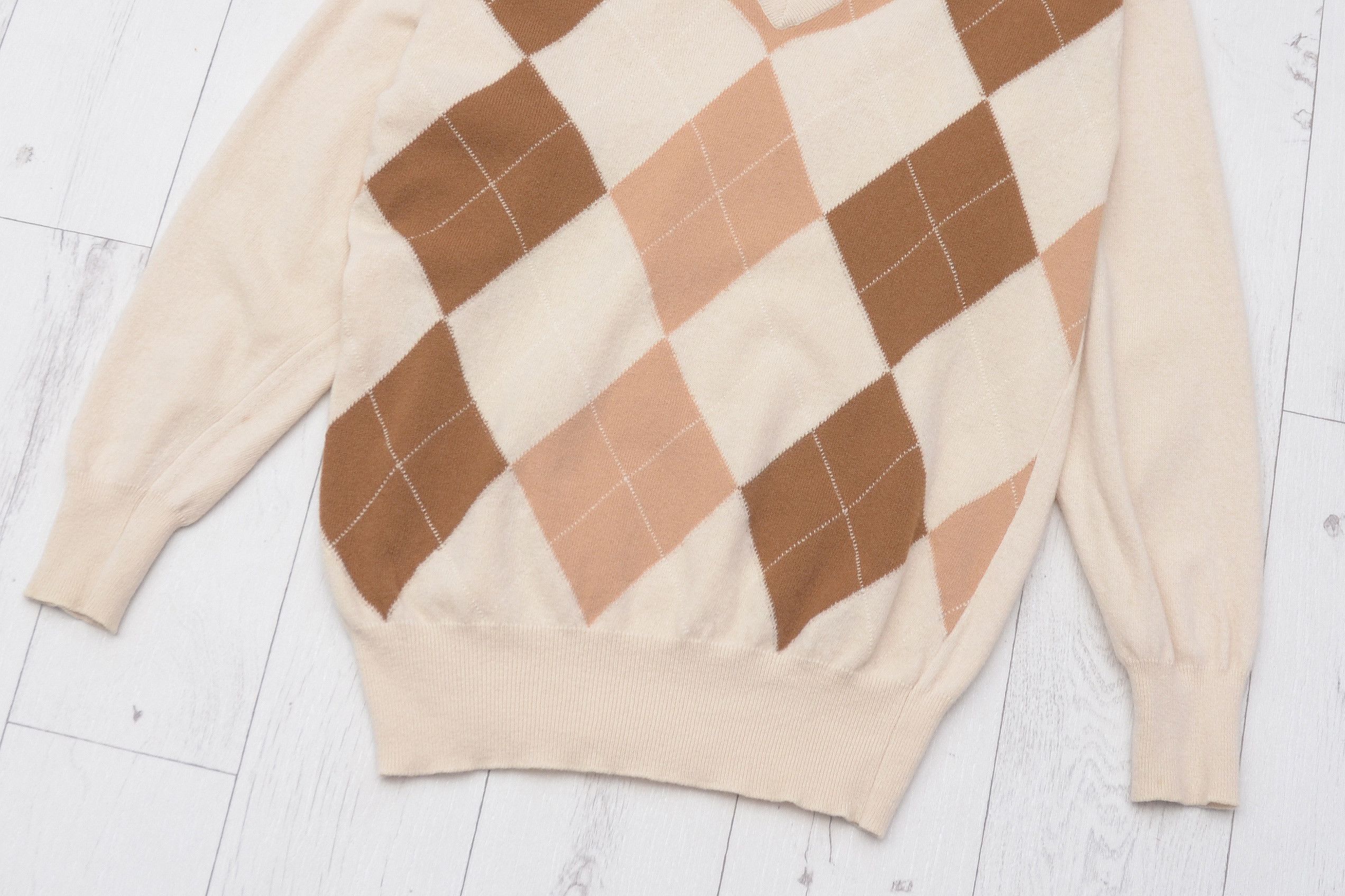 Ballantyne BALLANTYNE Scotland Y2K Argyle pattern Geelong Wool Sweater Size US M / EU 48-50 / 2 - 3 Thumbnail