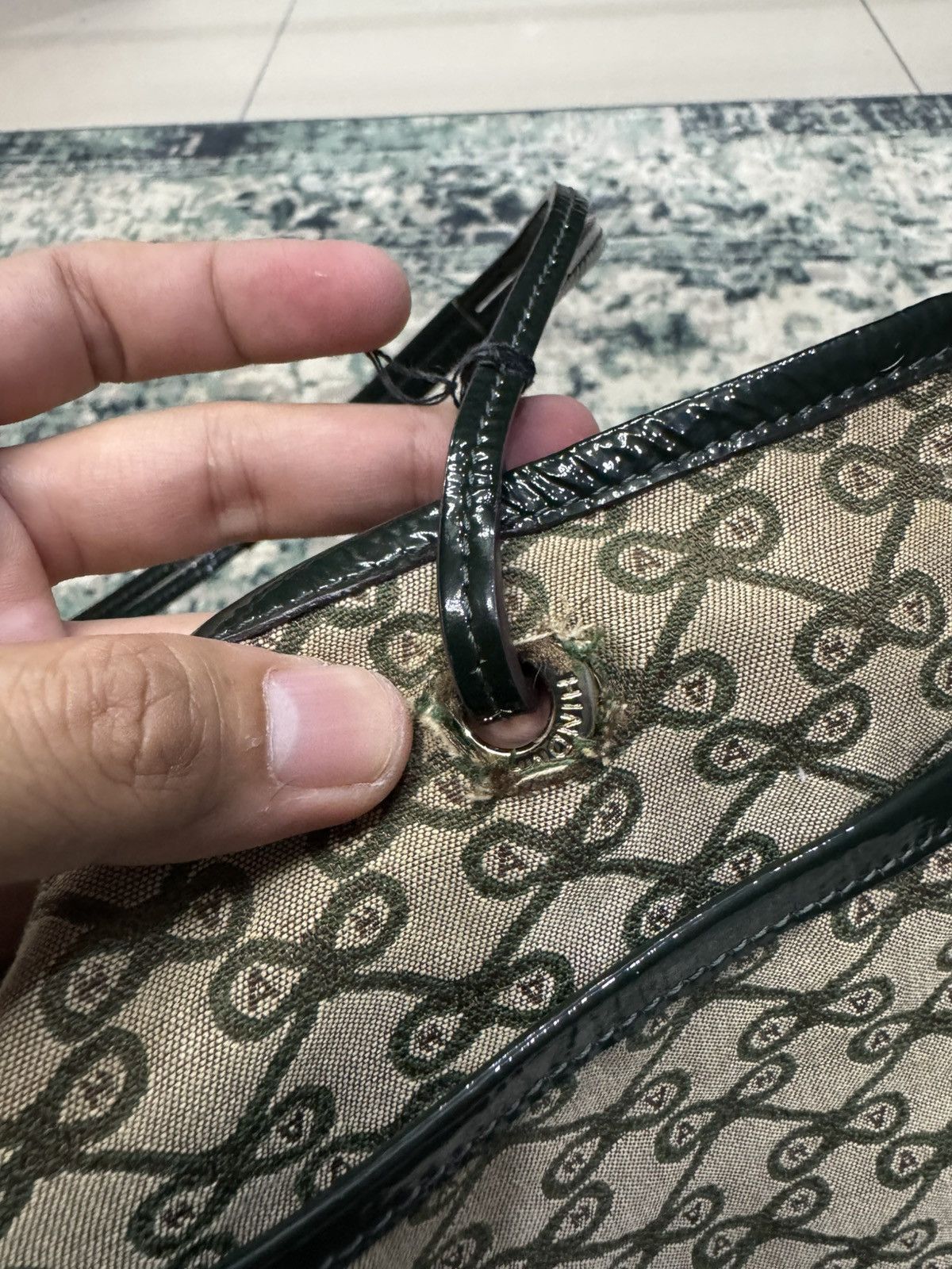 Anya Hindmarch ANYA HINDMARCH RIBBON MONOGRAM TOTE BAG Size ONE SIZE - 11 Thumbnail