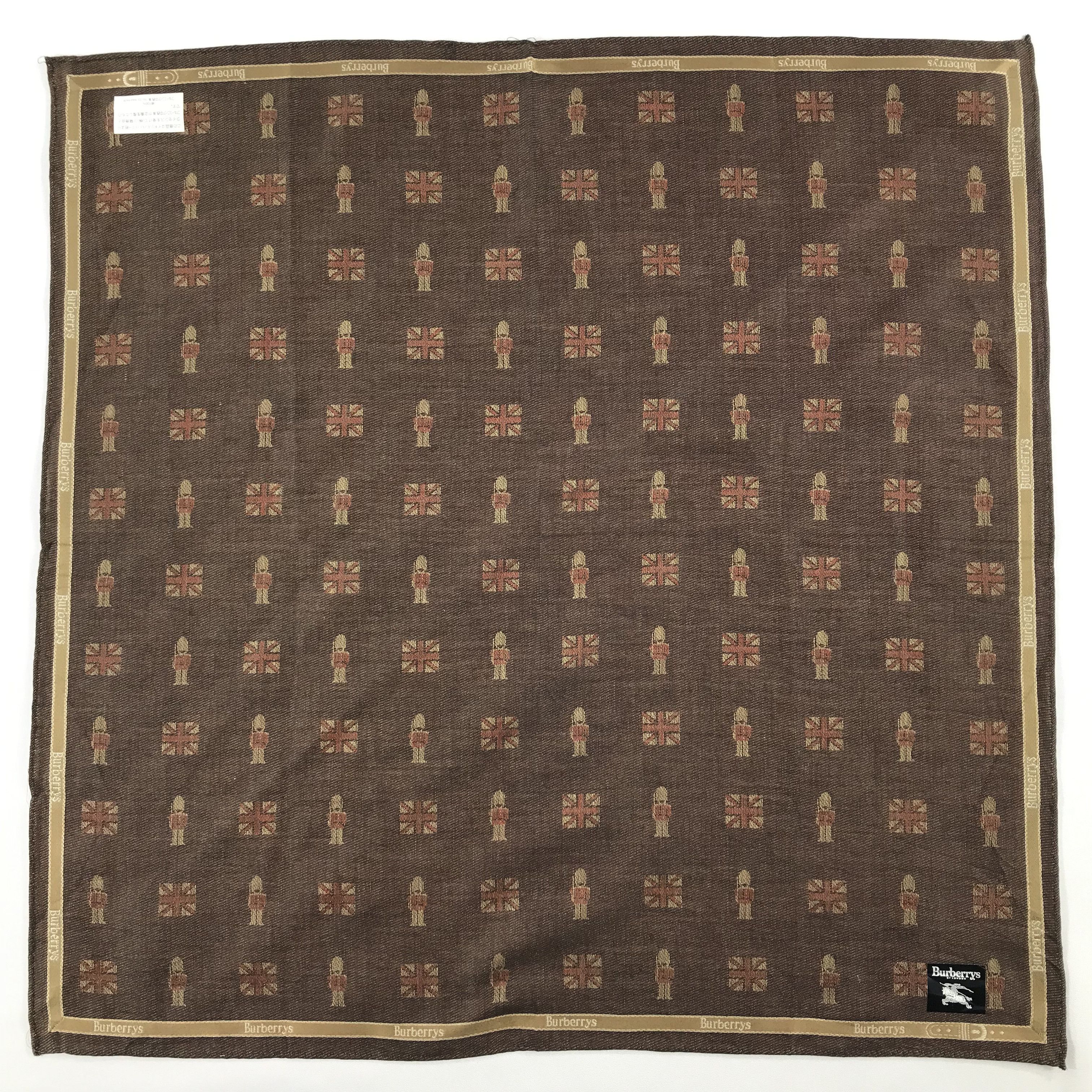 Burberry × Vintage Burberry Bandana / Handkerchief / Neckerchief - S2235 Size ONE SIZE - 1 Thumbnail